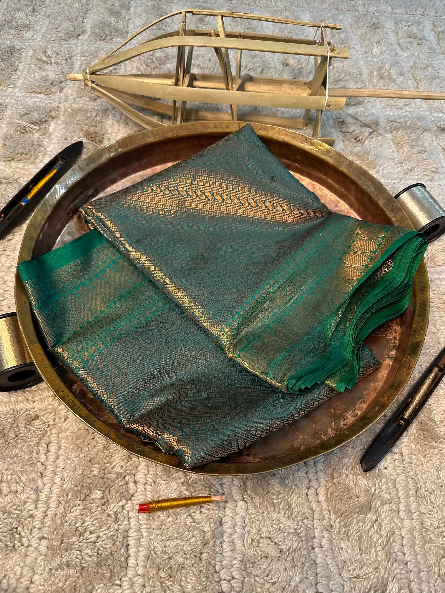 Eccentric zari weave Softsilk Banarasi saree
