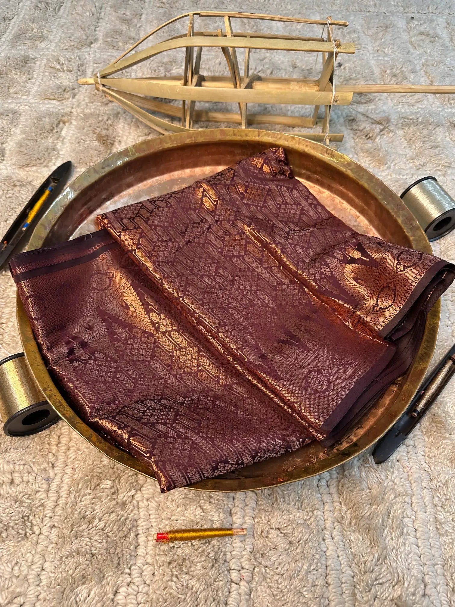 Eccentric zari weave Softsilk Banarasi saree