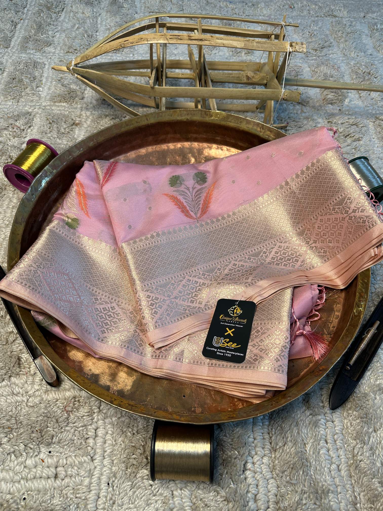 Premium Contemperory Weave Softsilk Banarasi Saree