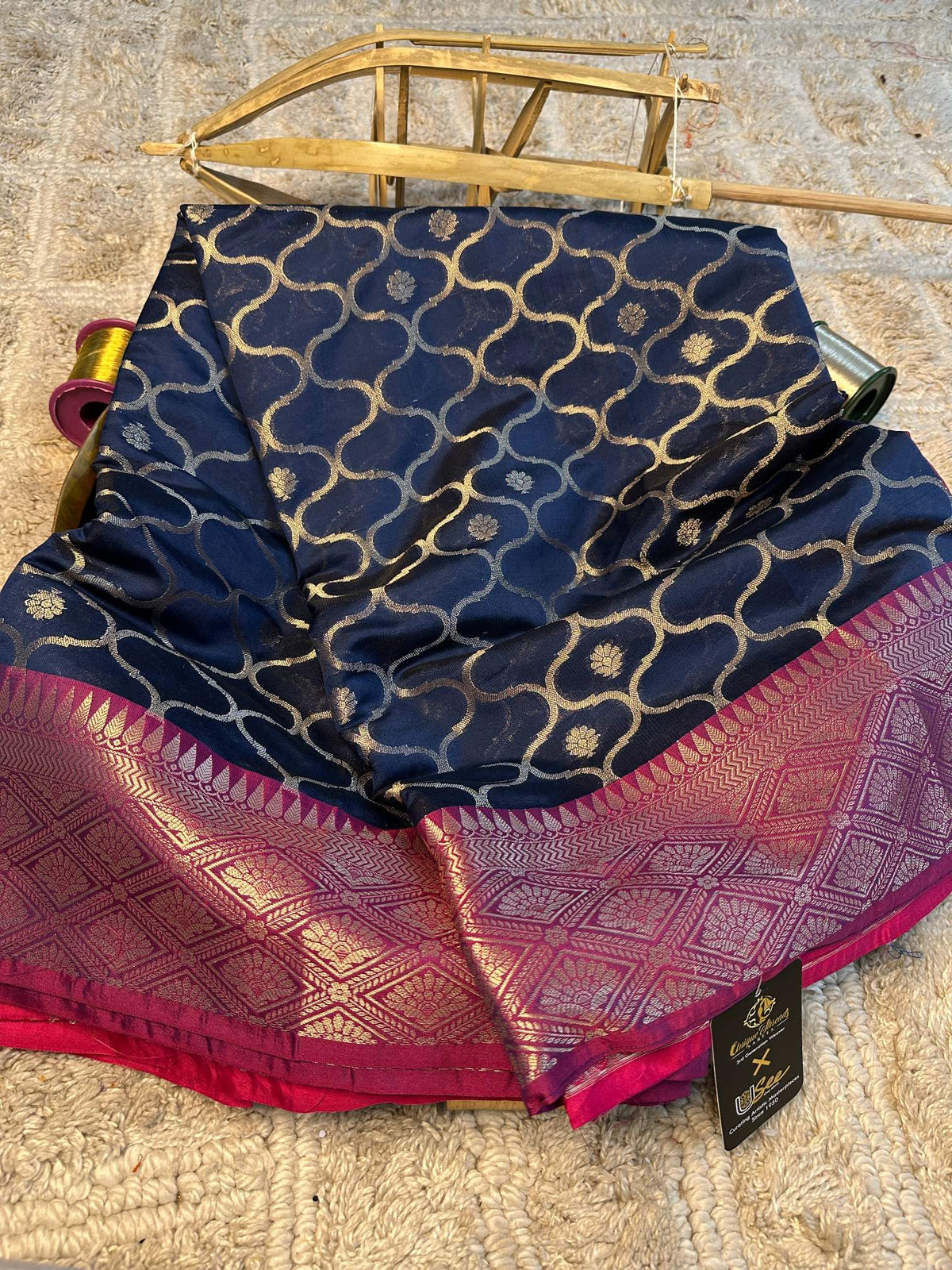 Premium Contemperory Weave Softsilk Banarasi Saree