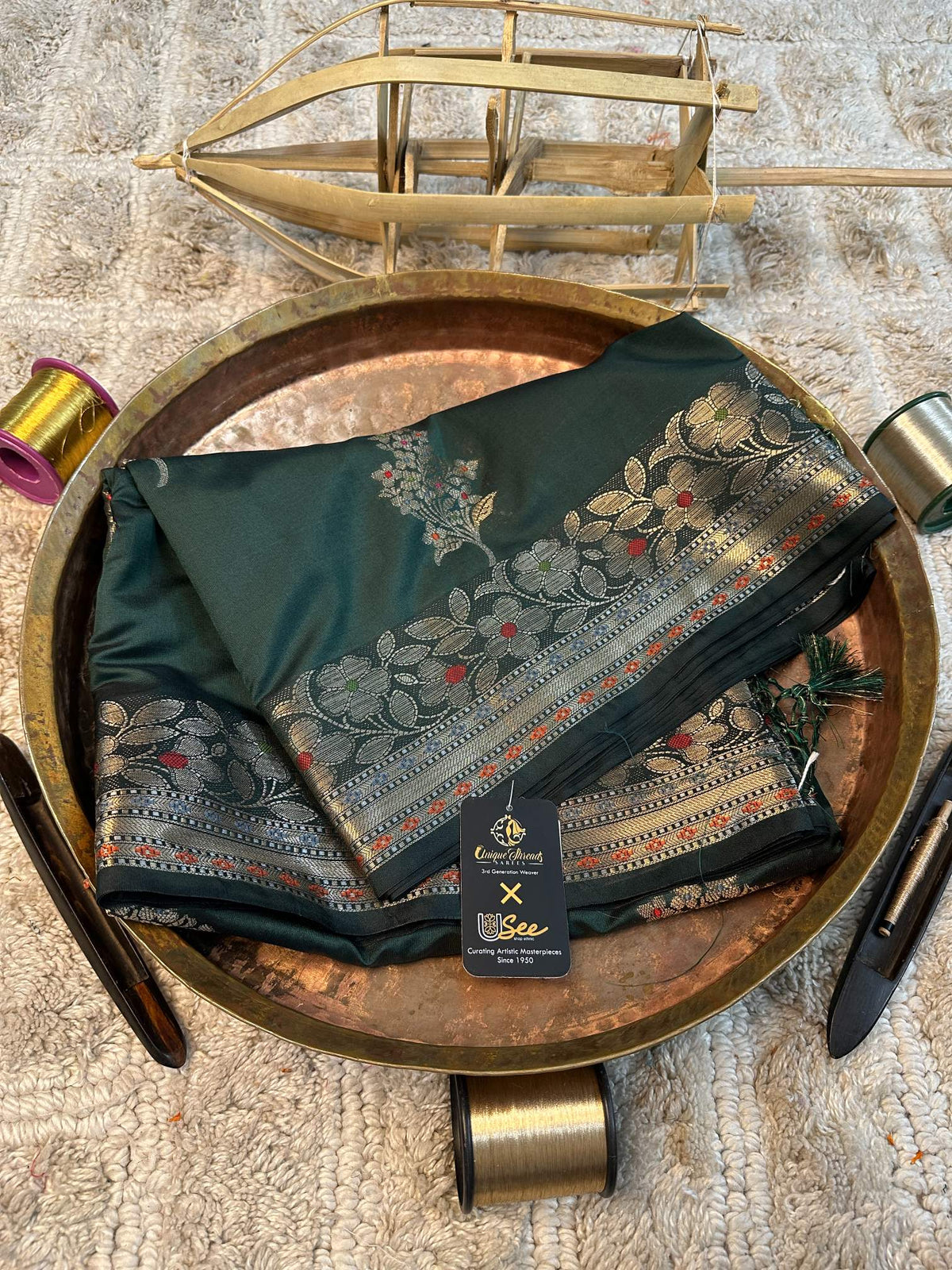 Premium Contemperory Weave Softsilk Banarasi Saree