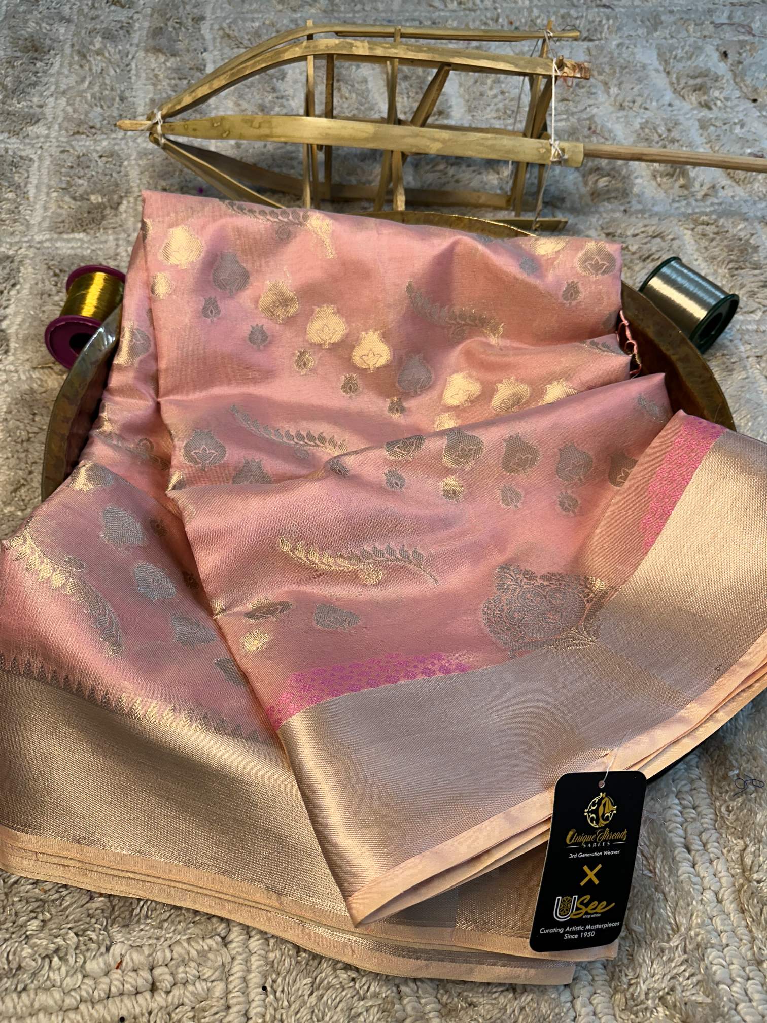 Premium Contemperory Weave Softsilk Banarasi Saree