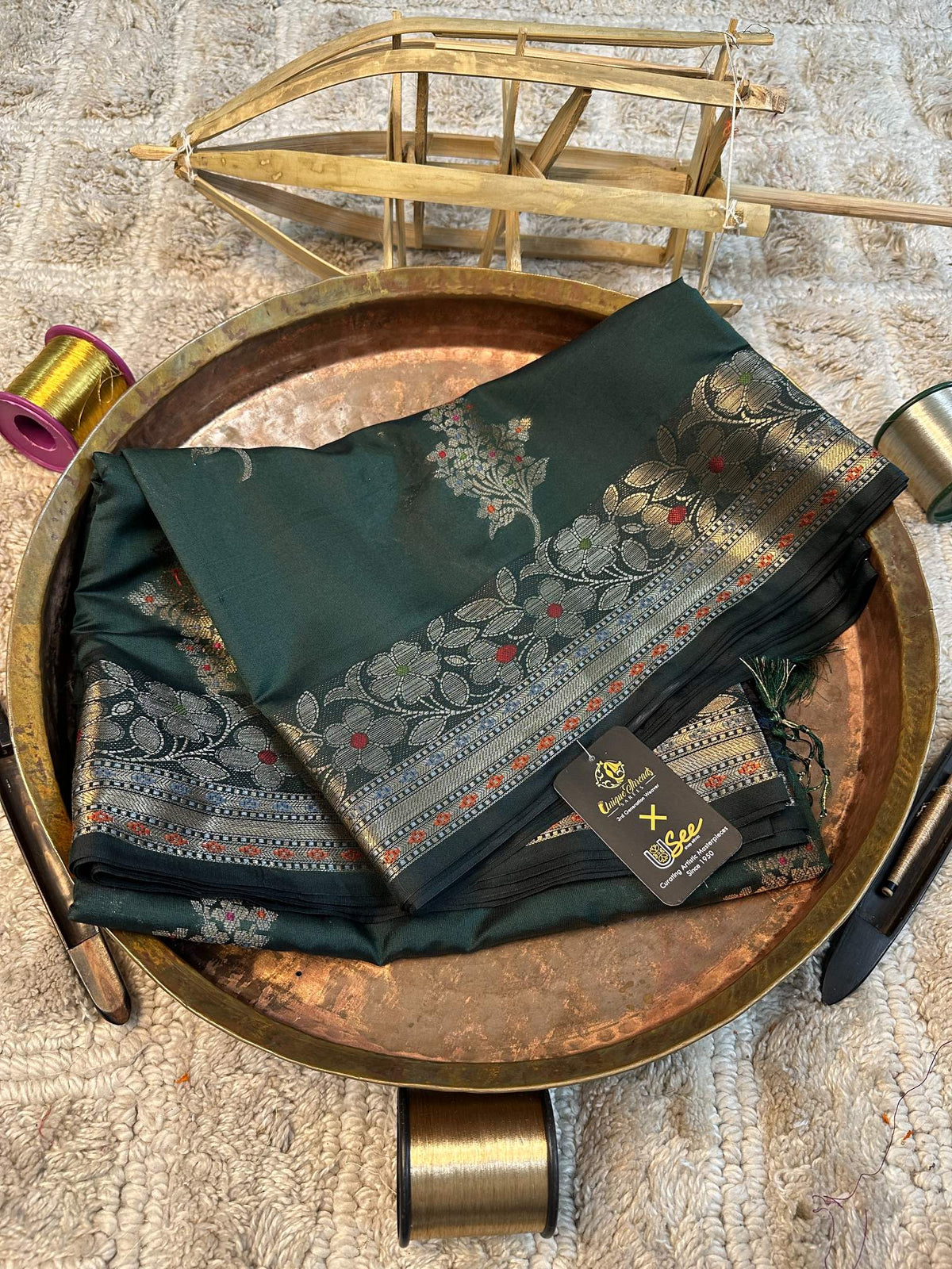 Premium Contemperory Weave Softsilk Banarasi Saree