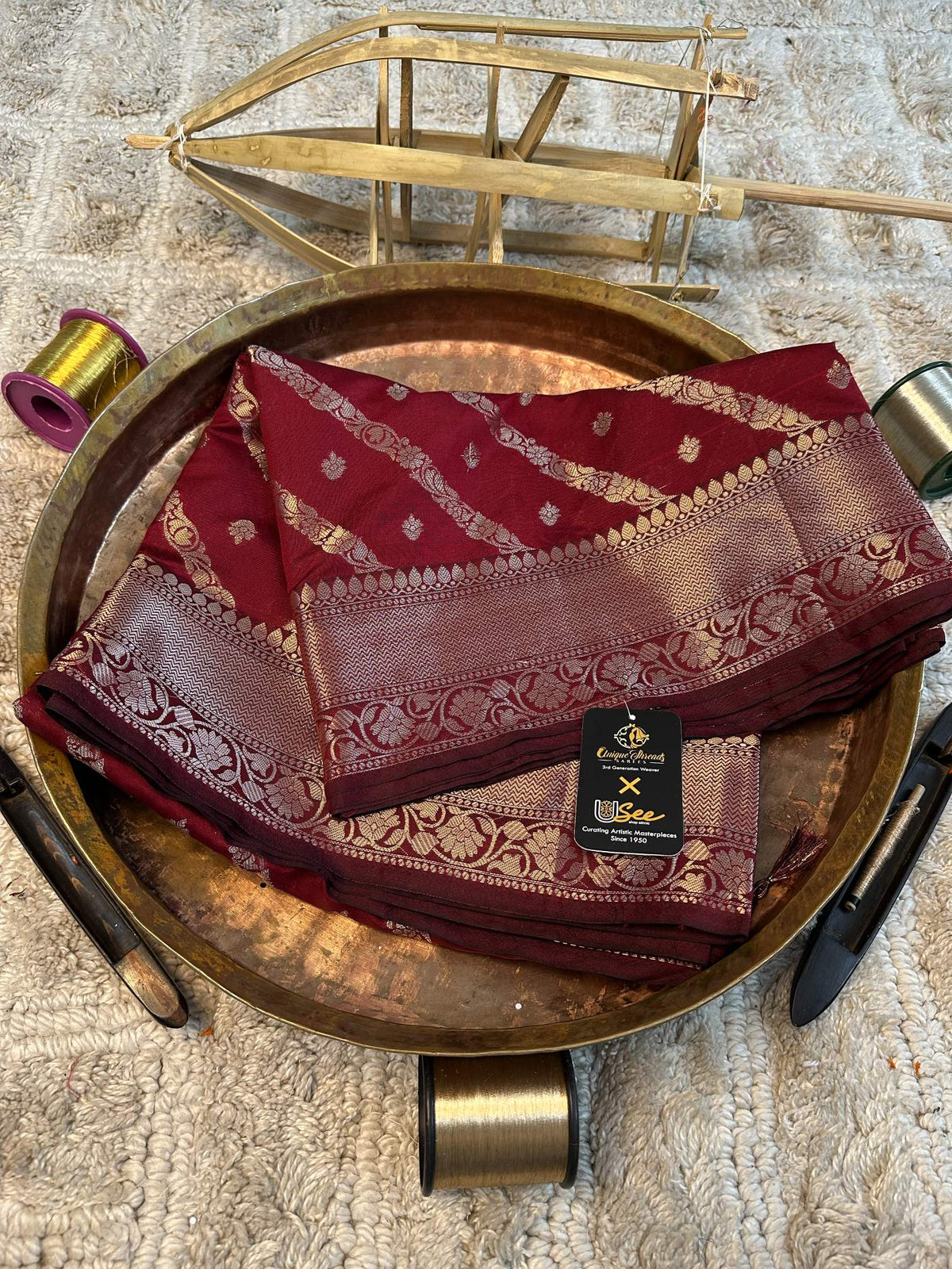 Premium Contemperory Weave Softsilk Banarasi Saree