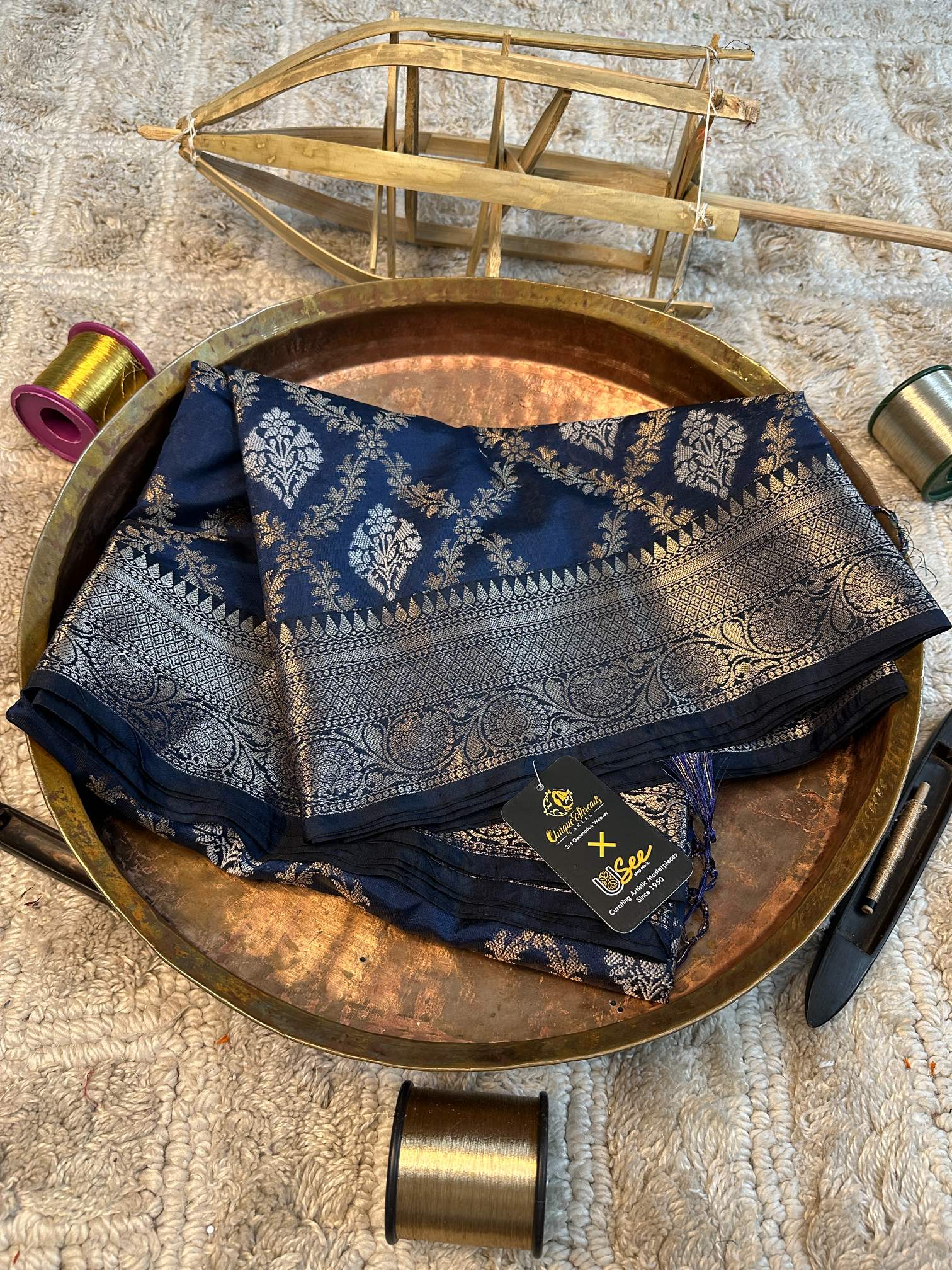 Premium Contemperory Weave Softsilk Banarasi Saree
