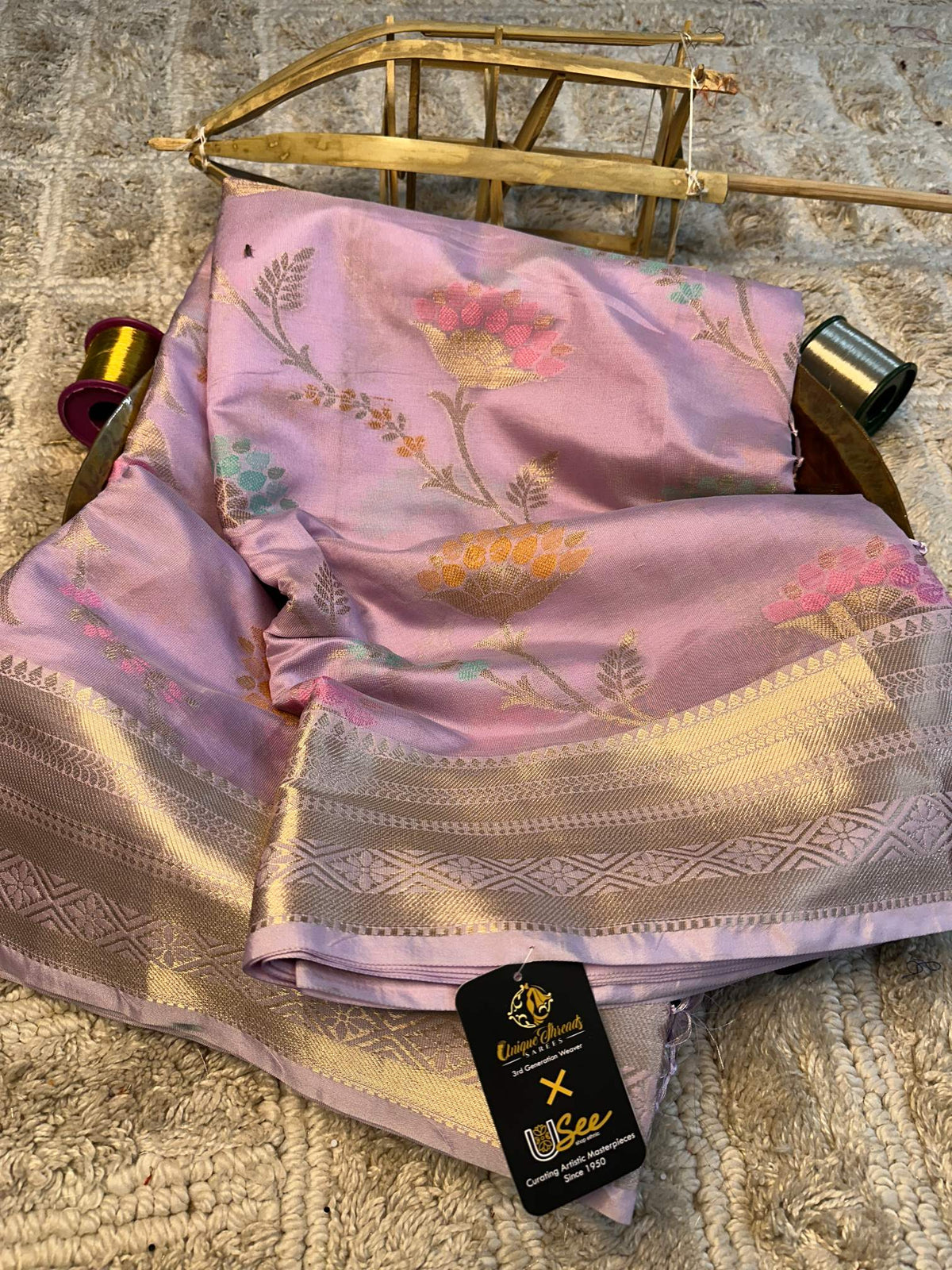 Premium Contemperory Weave Softsilk Banarasi Saree