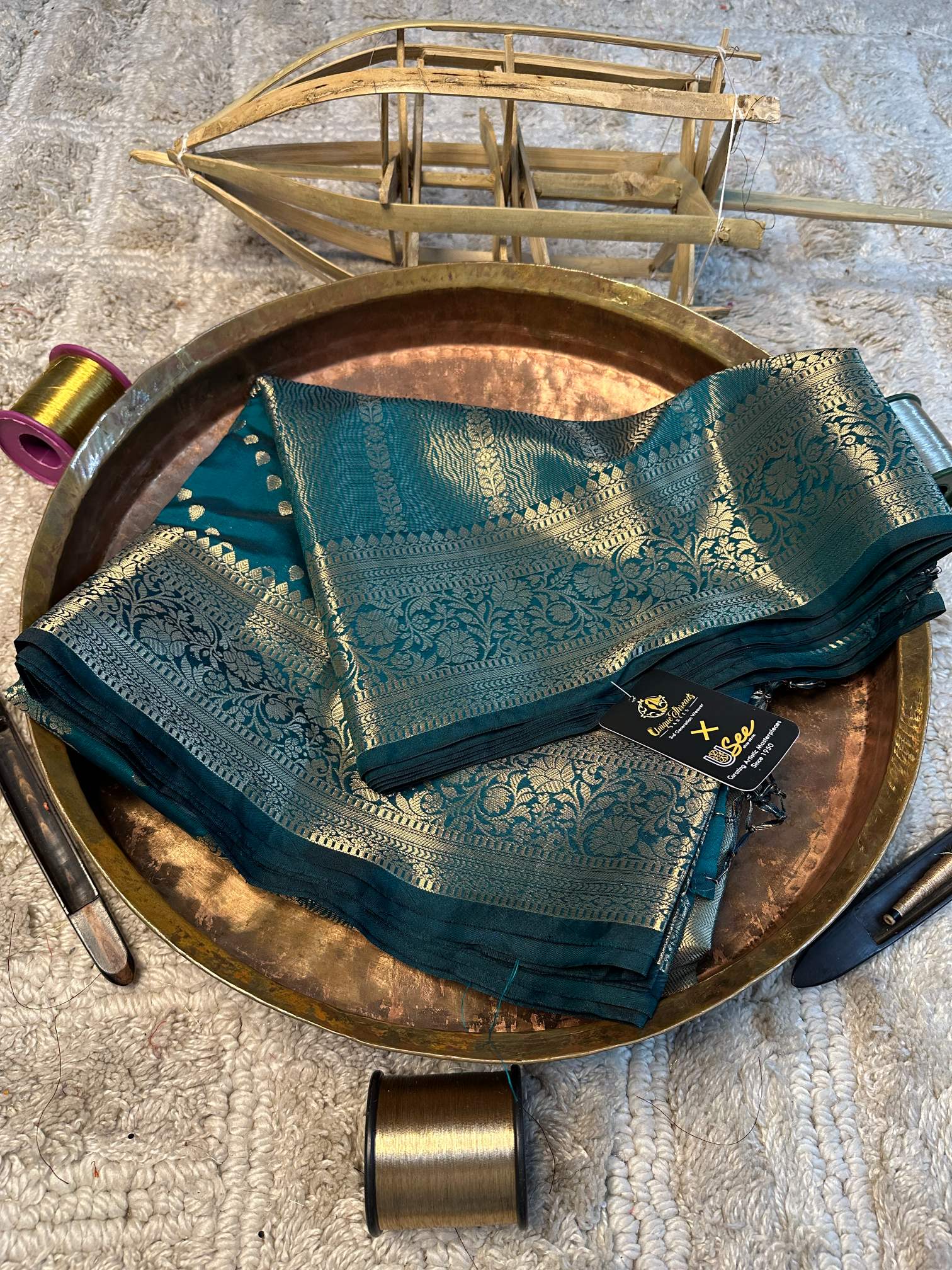 Premium Contemperory Weave Softsilk Banarasi Saree