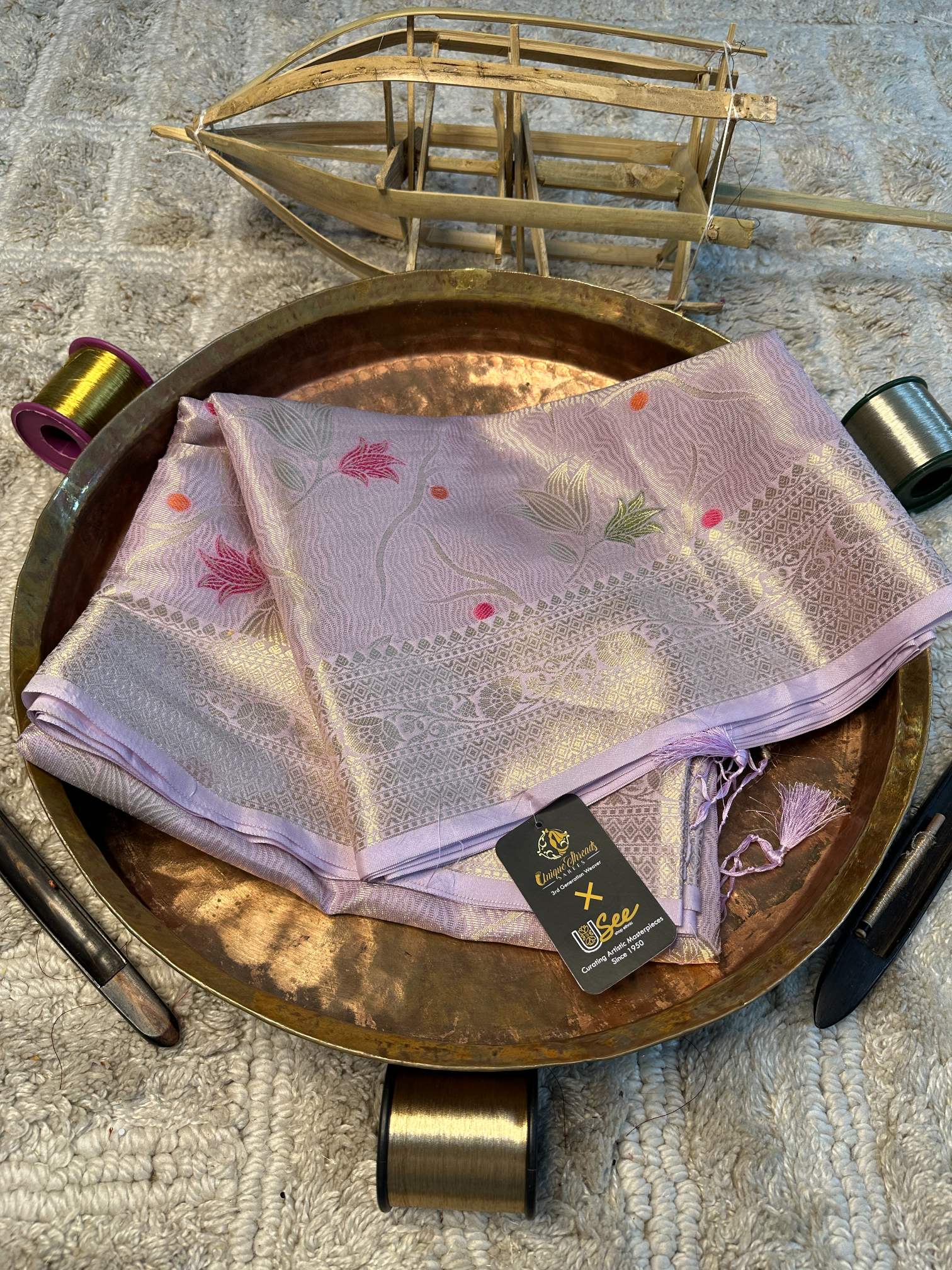 Premium Contemperory Weave Softsilk Banarasi Saree