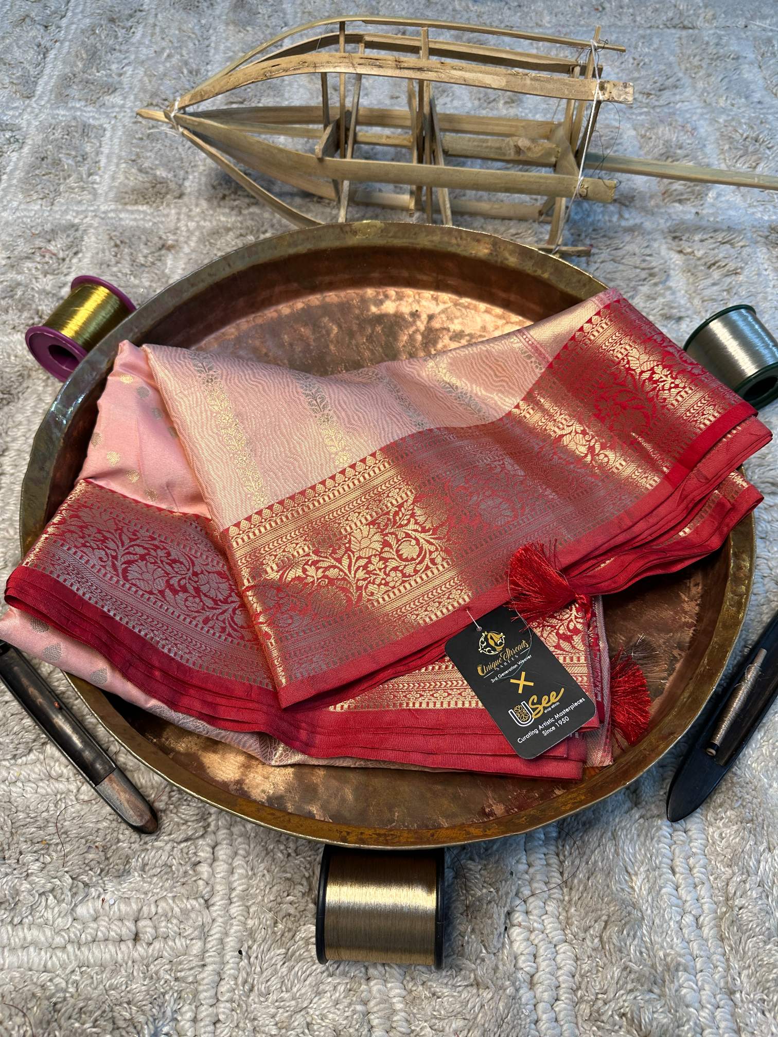 Premium Contemperory Weave Softsilk Banarasi Saree