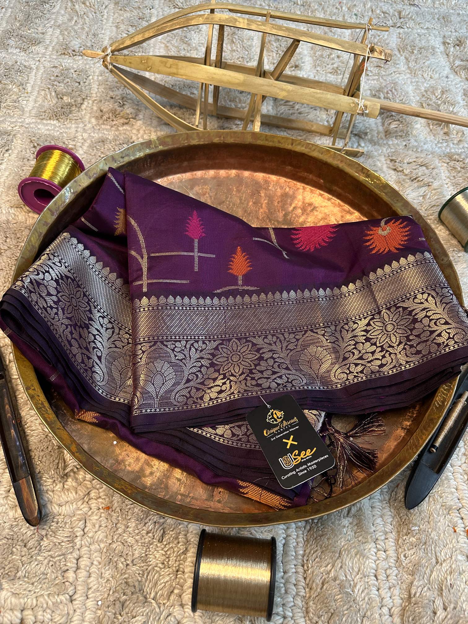 Premium Contemperory Weave Softsilk Banarasi Saree