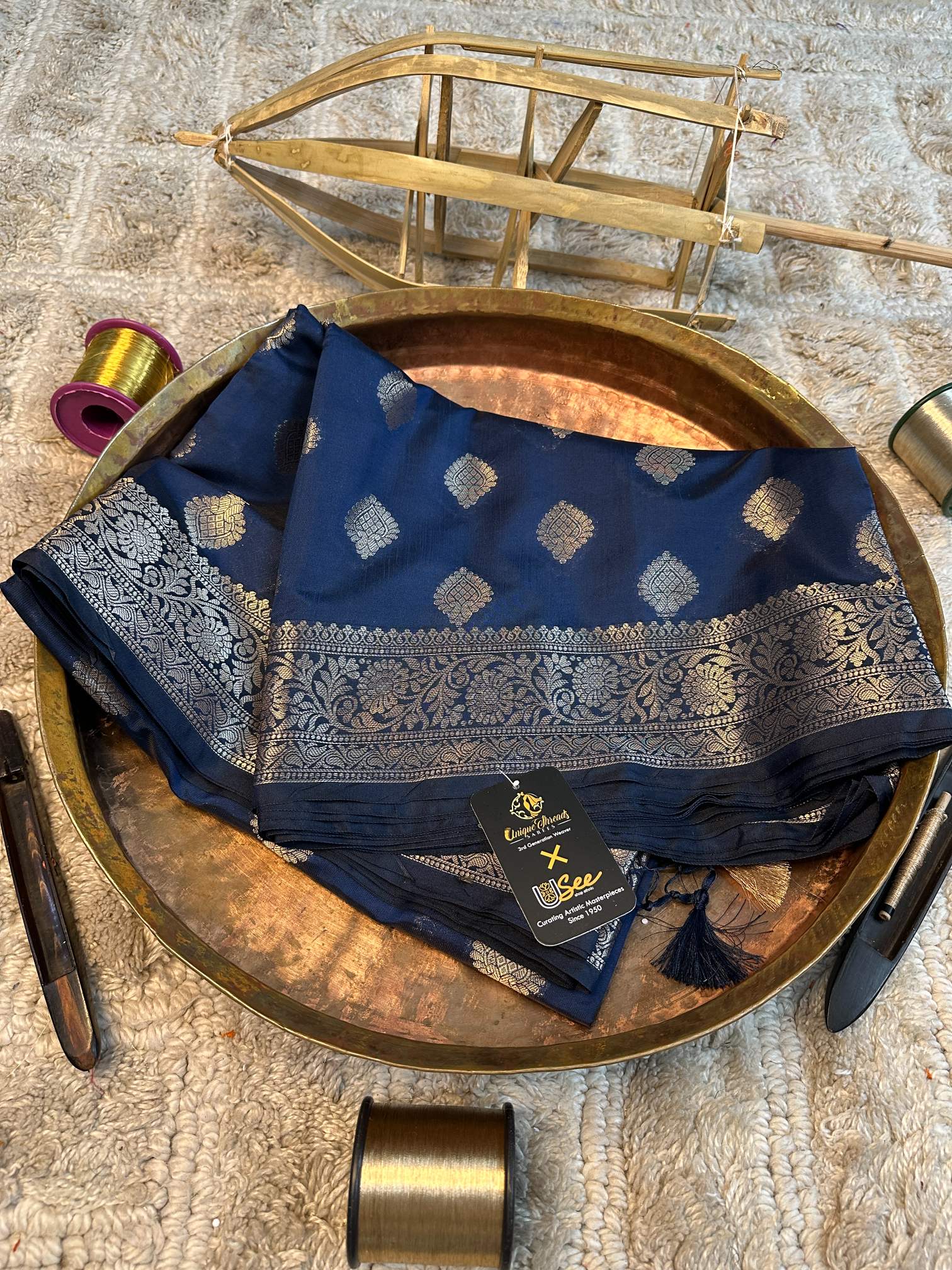 Premium Contemperory Weave Softsilk Banarasi Saree