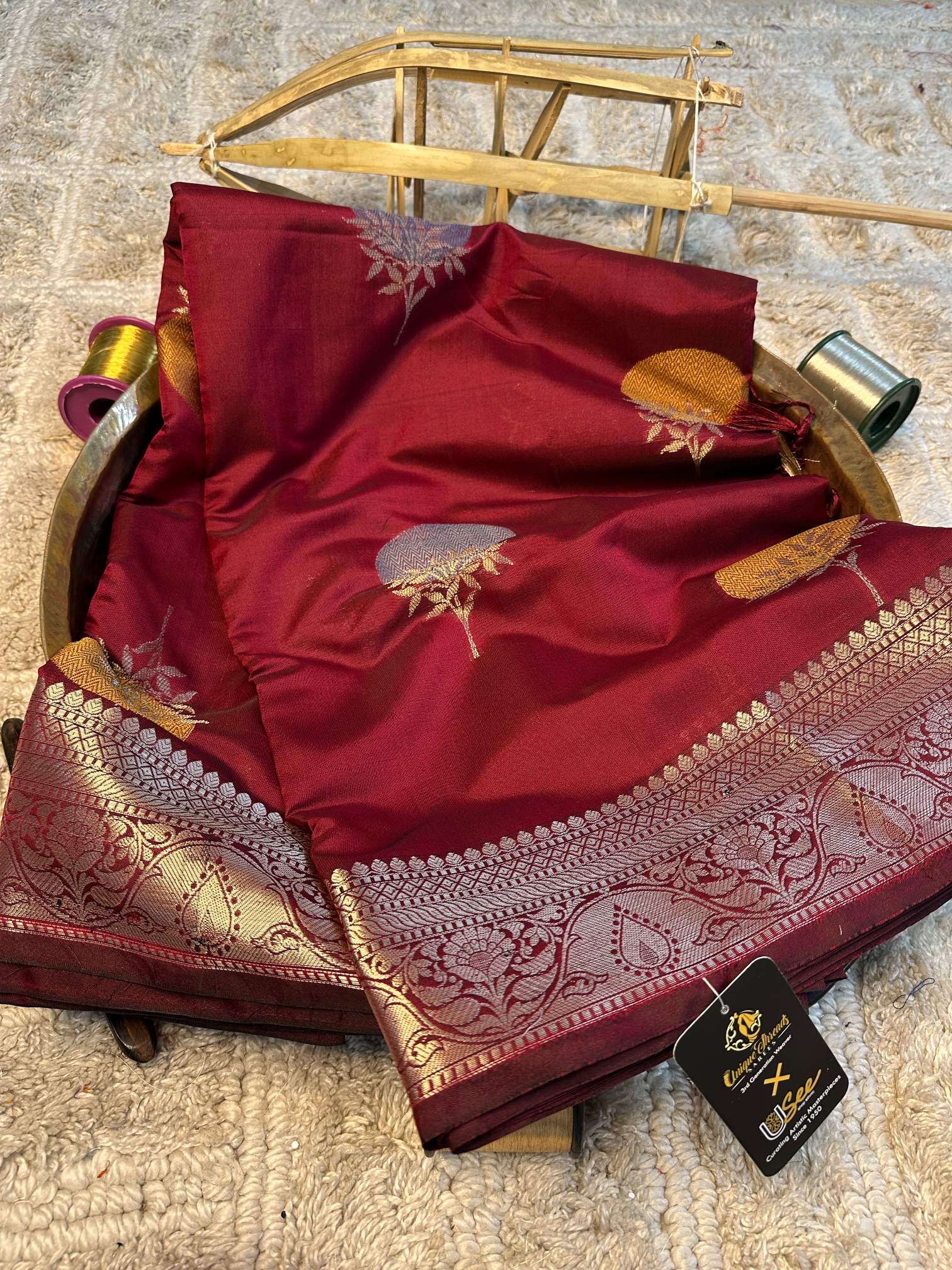 Premium Contemperory Weave Softsilk Banarasi Saree
