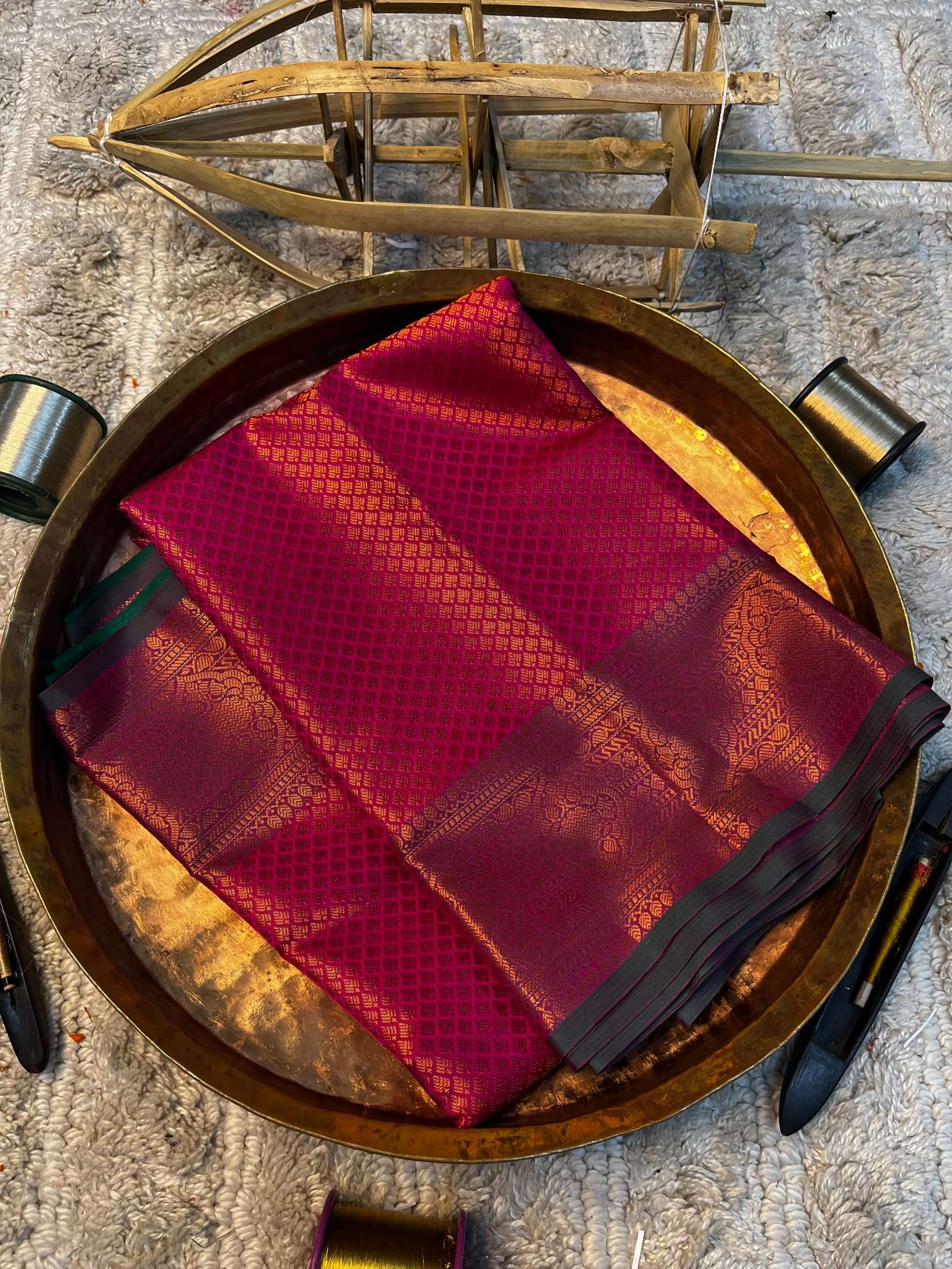 Eccentric zari weave Softsilk Heritage Banarasi saree