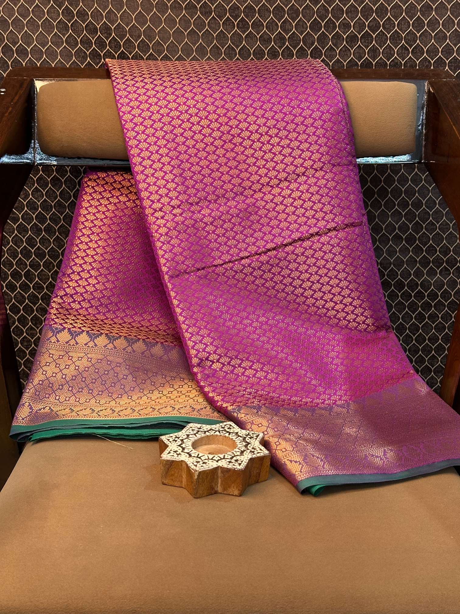 Eccentric zari weave Softsilk Banarasi saree
