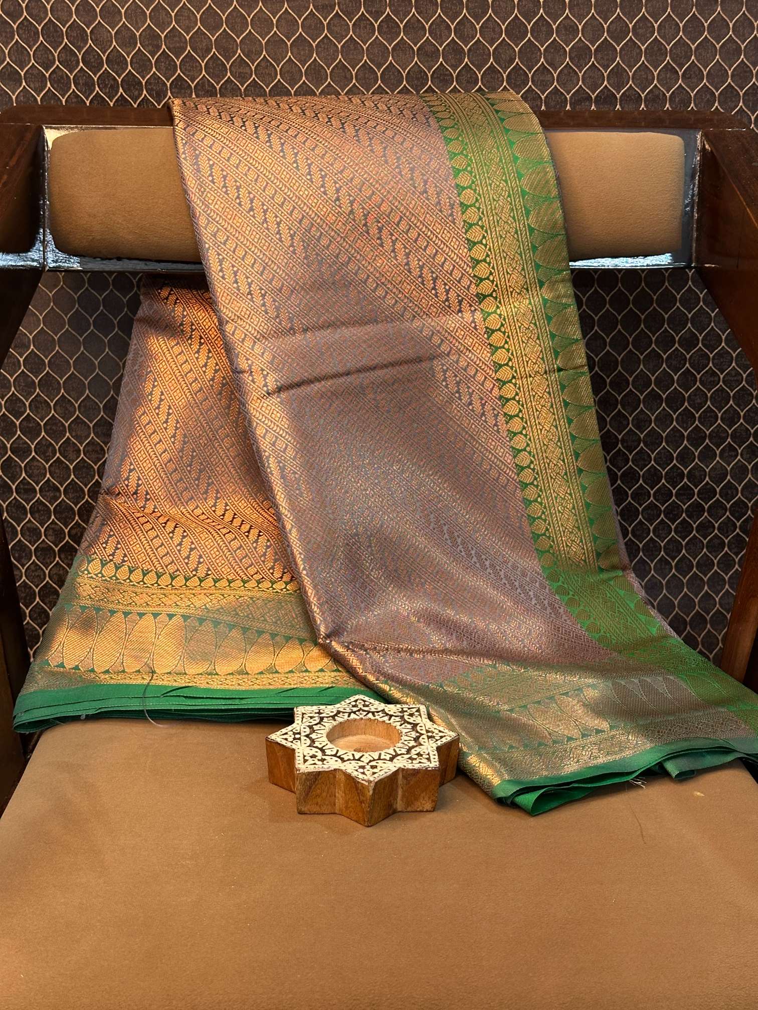 Eccentric zari weave Softsilk Banarasi saree