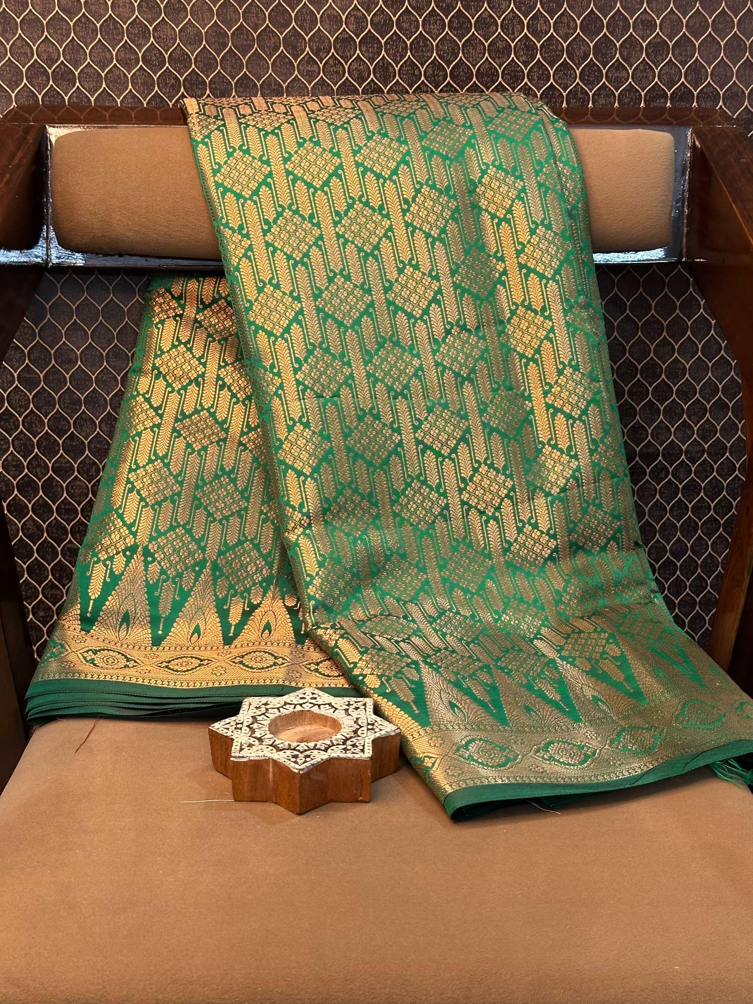 Handpicked Softsilk Heritage Banarasi Saree