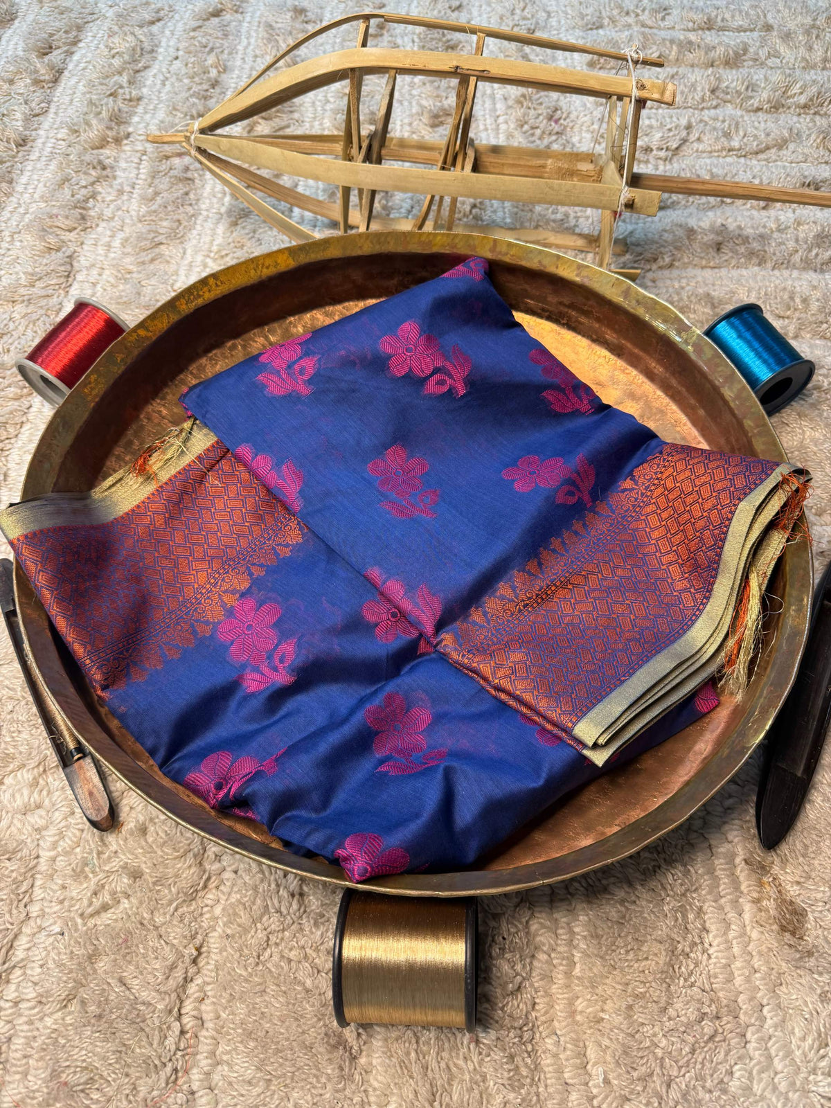 Eccentric zari weave Softsilk Banarasi Saree