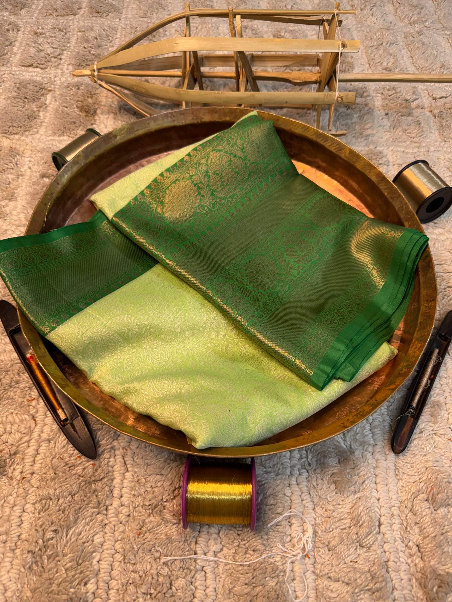 Eccentric zari weave Softsilk Banarasi saree
