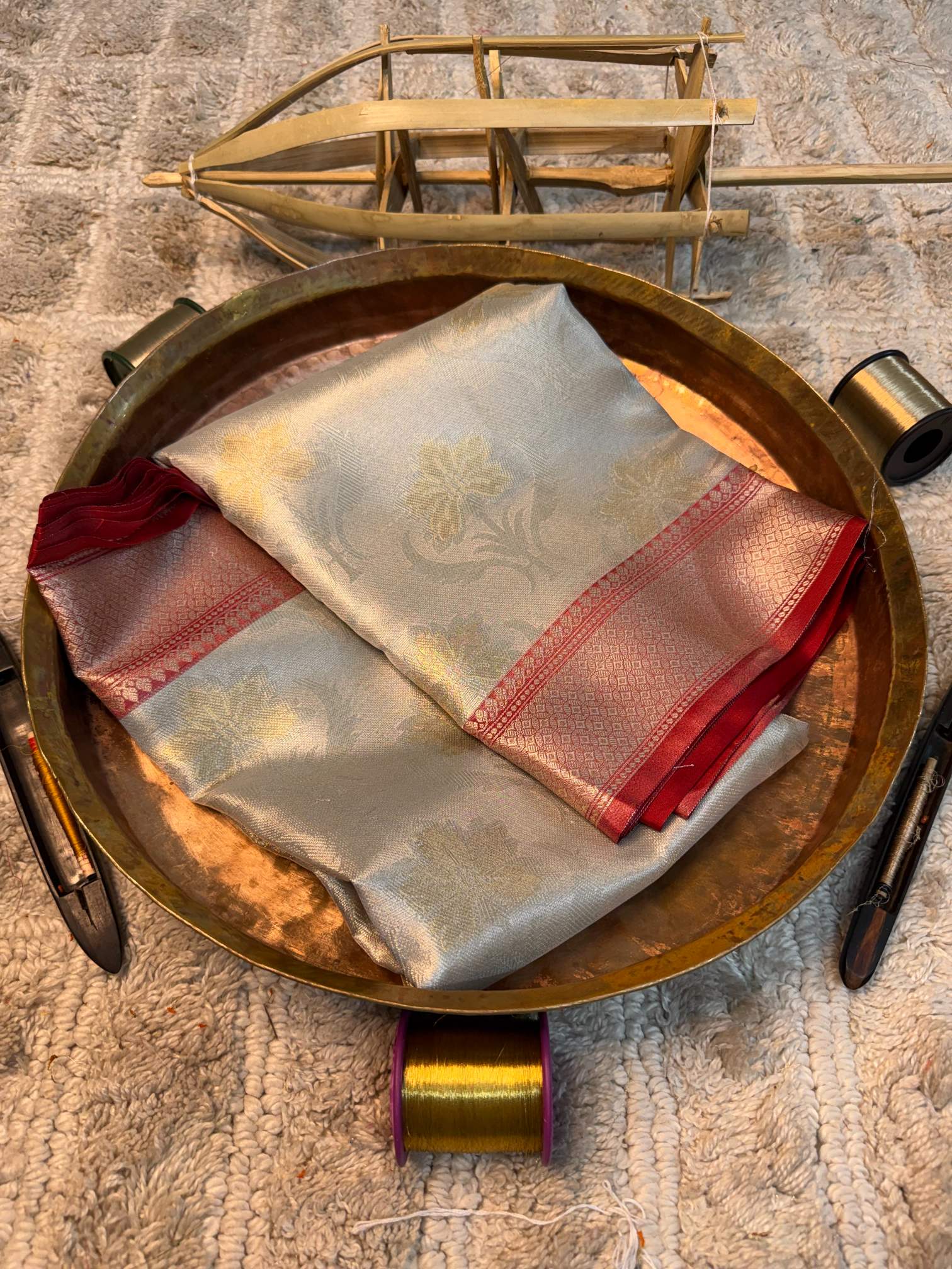 Eccentric zari weave Softsilk Heritage Banarasi saree