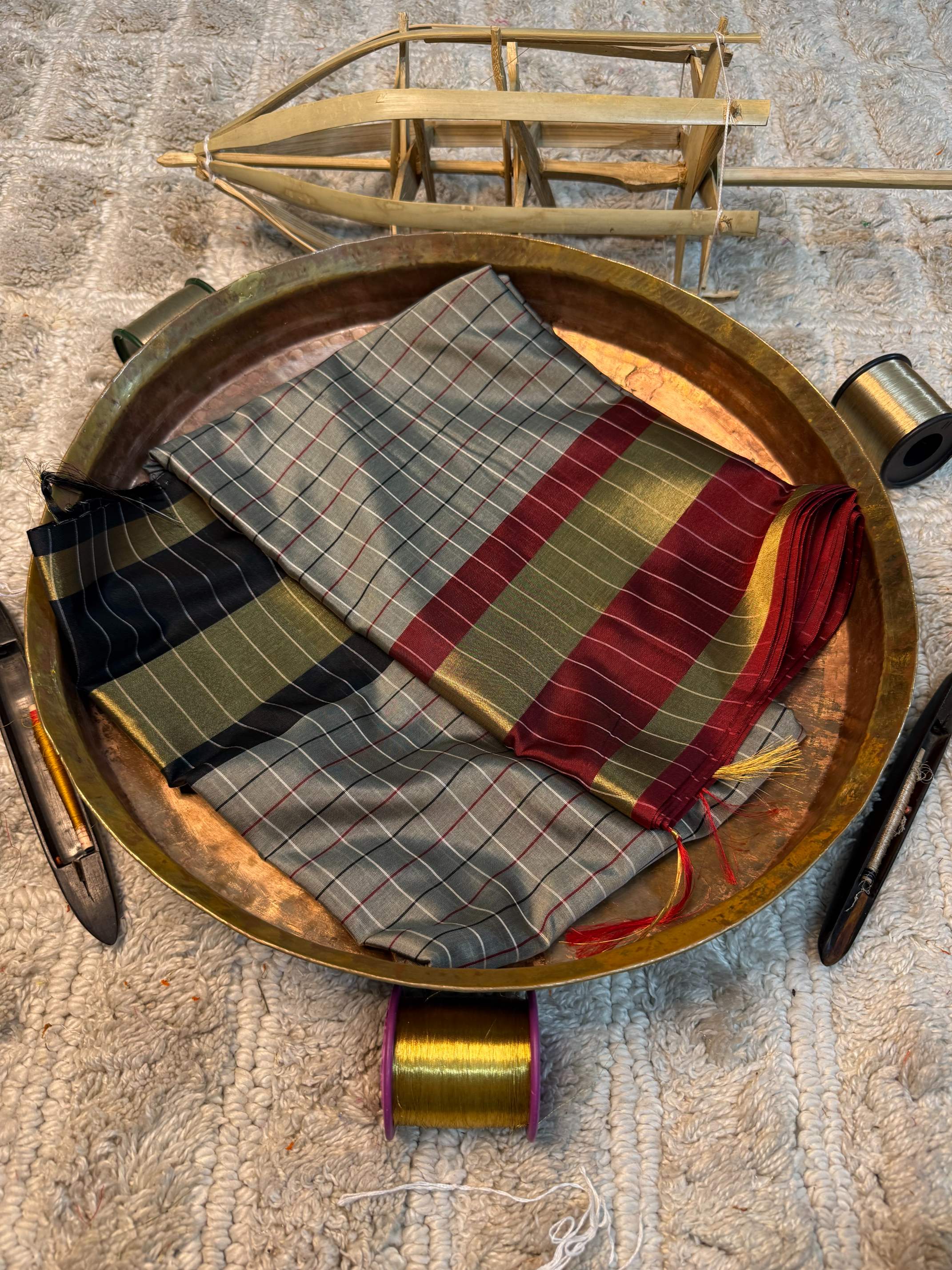 Eccentric zari weave Softsilk Banarasi saree