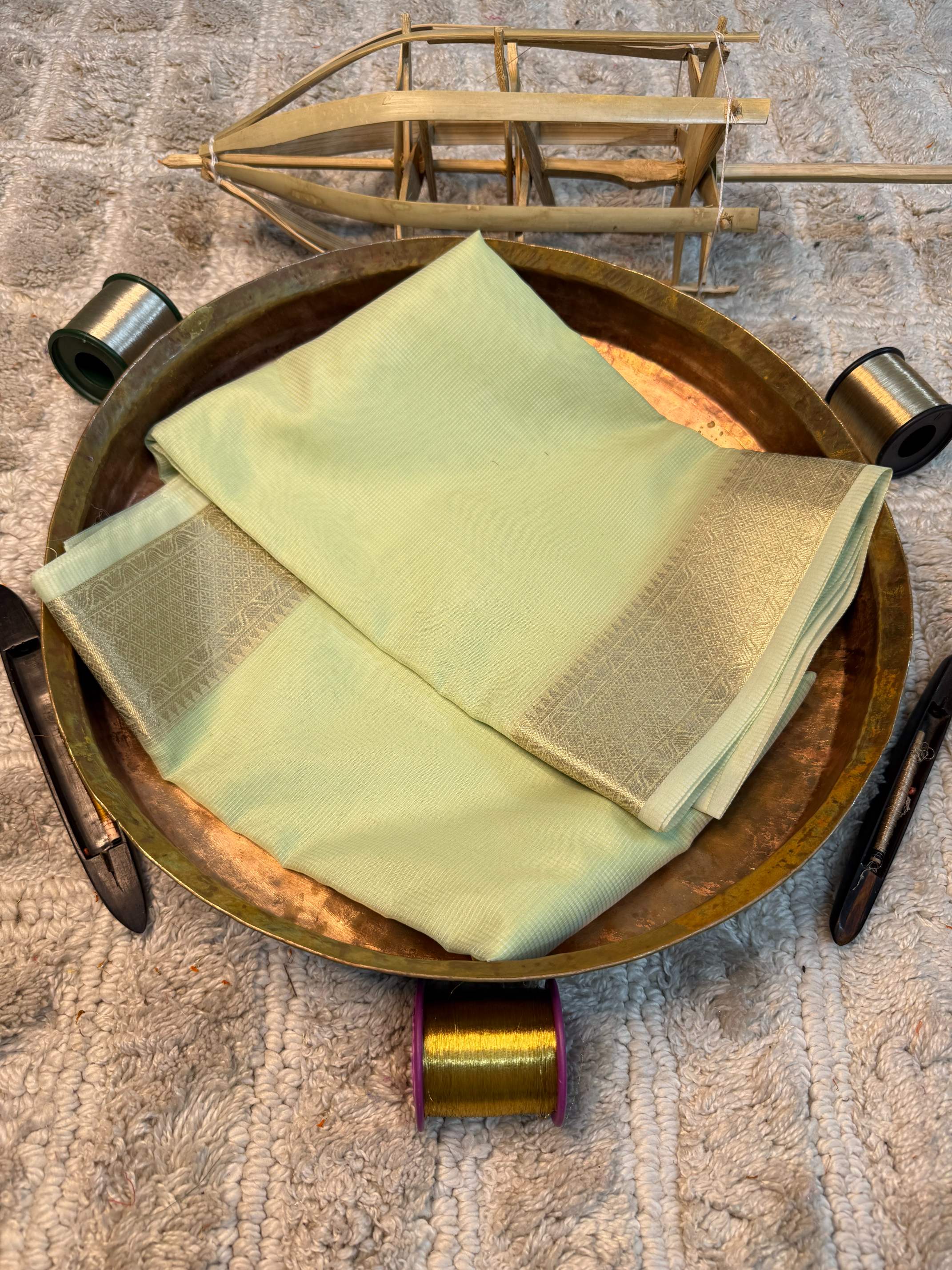 Eccentric zari weave Softsilk Banarasi saree