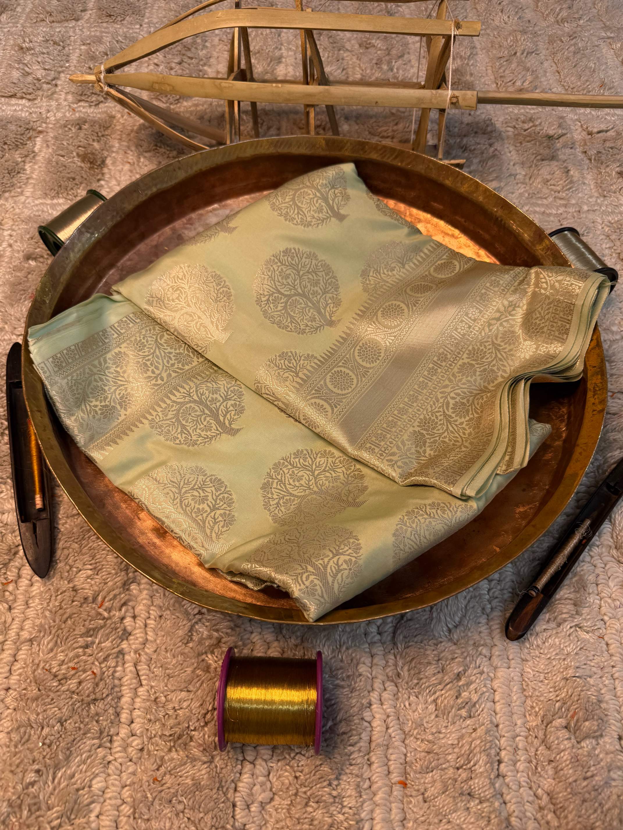Eccentric zari weave Softsilk Heritage Banarasi saree