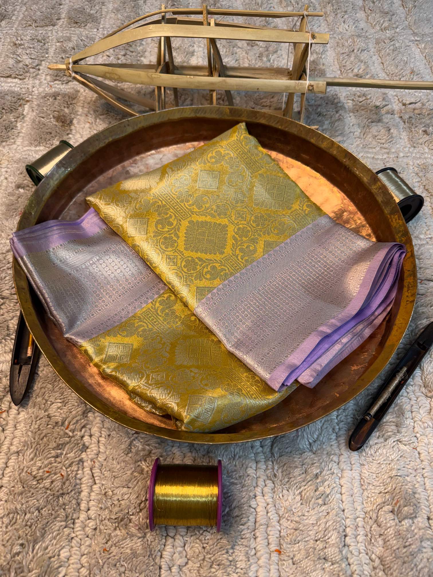 Eccentric zari weave Softsilk Heritage Banarasi saree