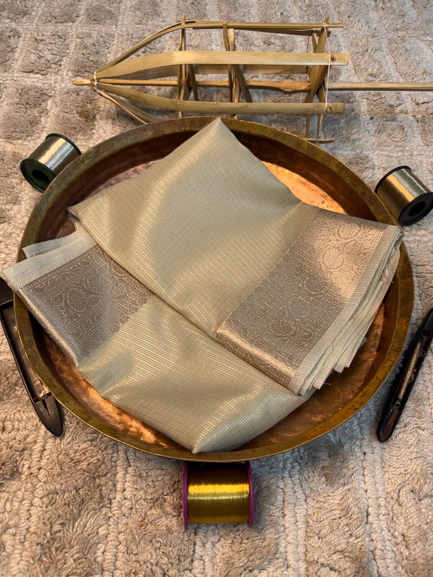 Eccentric zari weave Softsilk Banarasi saree