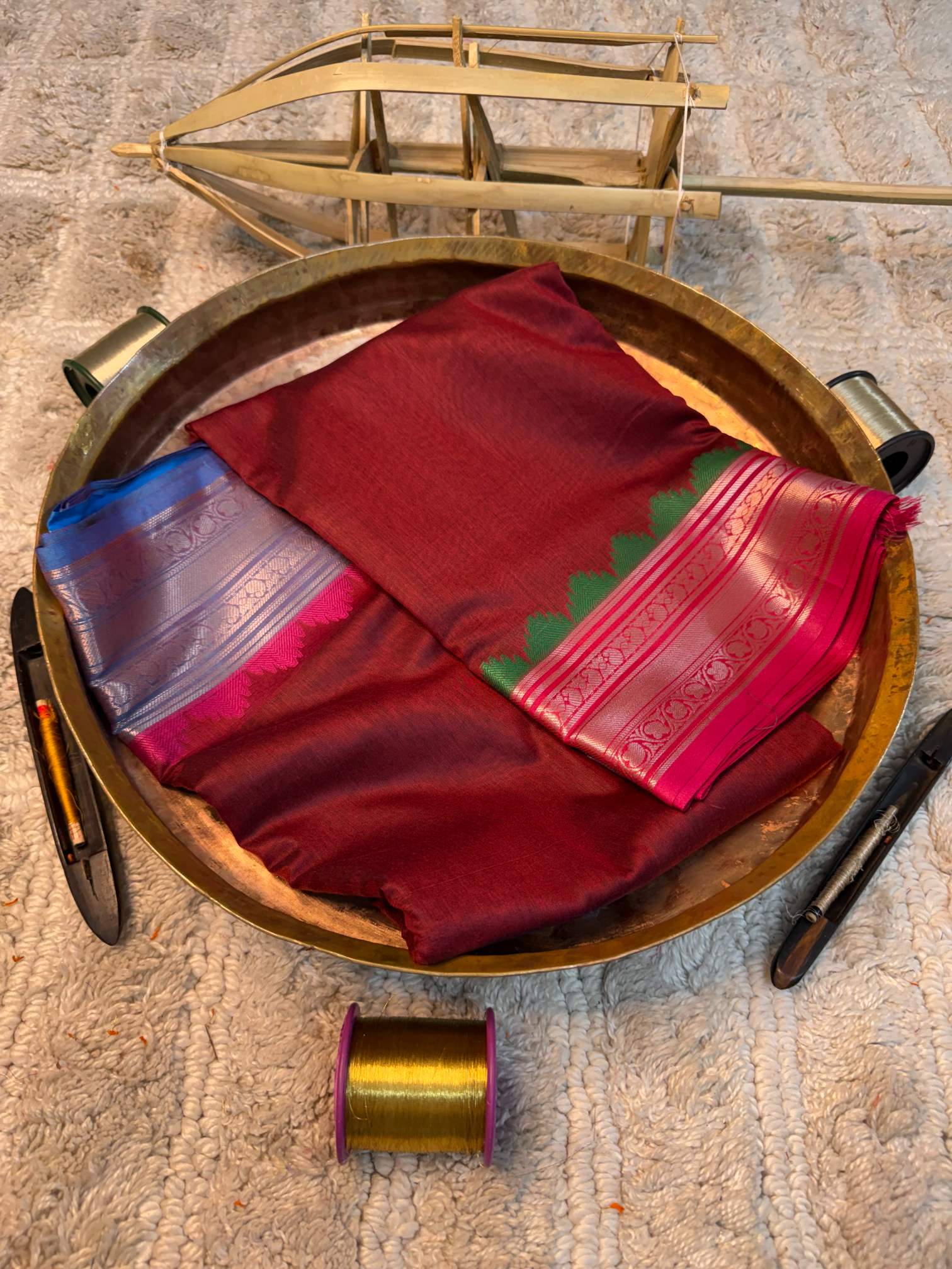 Eccentric zari weave Softsilk Banarasi saree