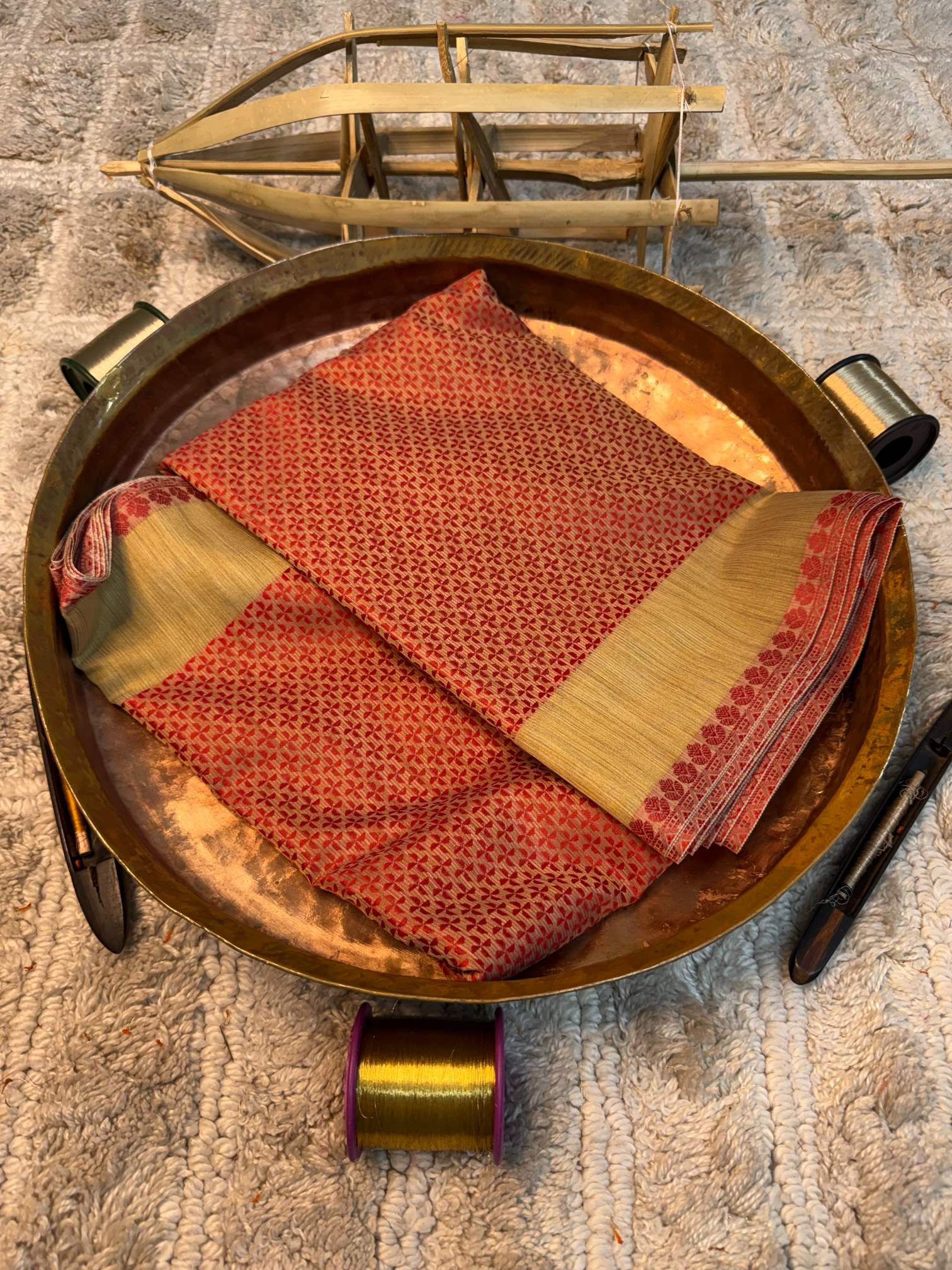 Eccentric zari weave Softsilk Banarasi saree