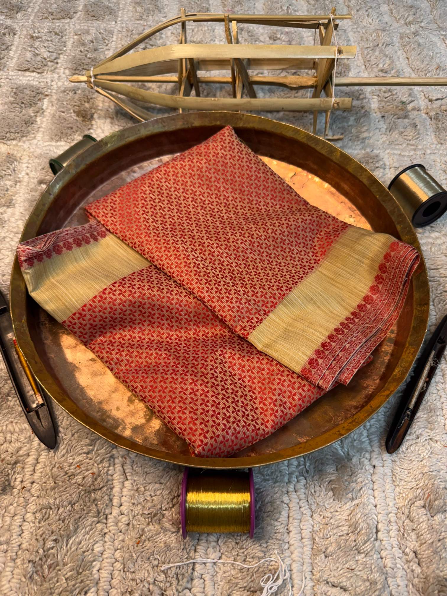 Eccentric zari weave Softsilk Banarasi saree