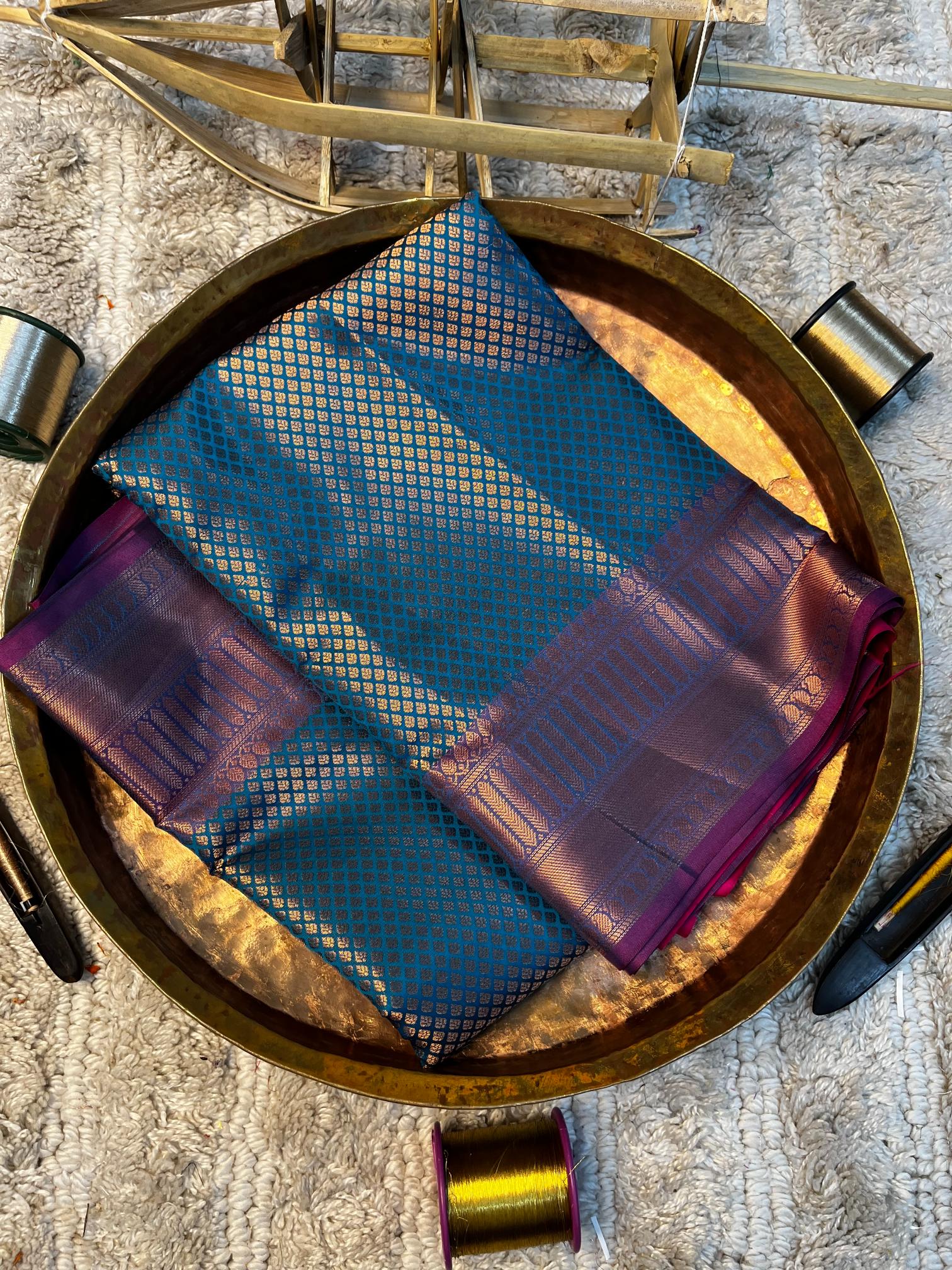 Eccentric zari weave Softsilk Banarasi saree