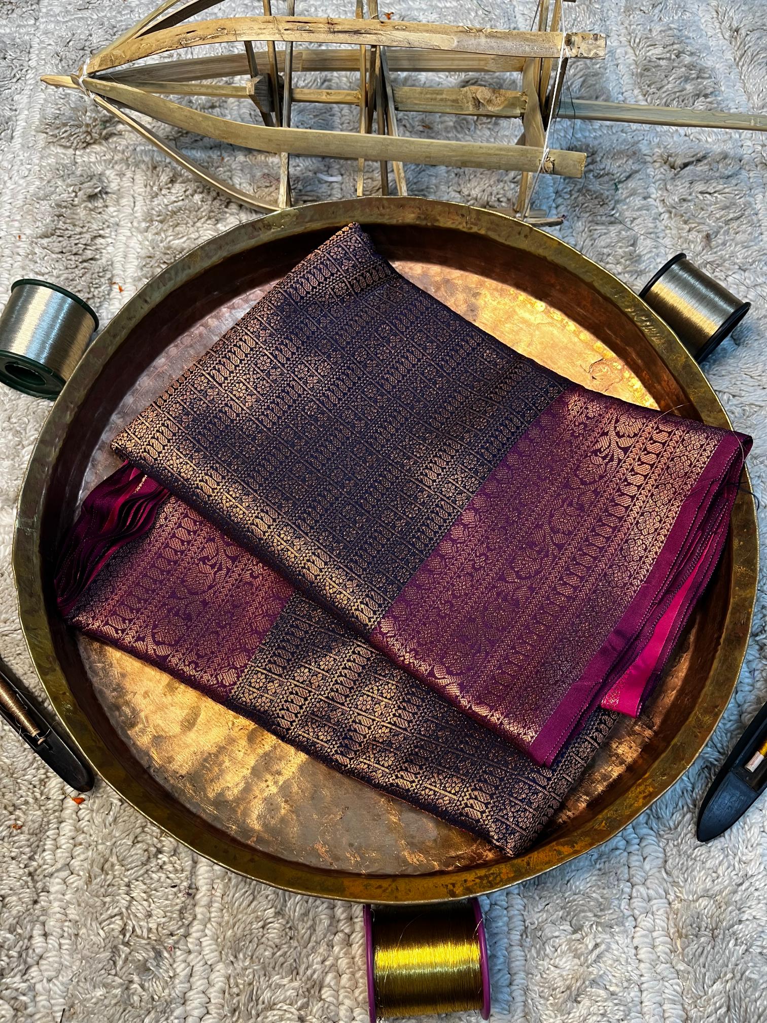 Eccentric zari weave Softsilk Banarasi saree