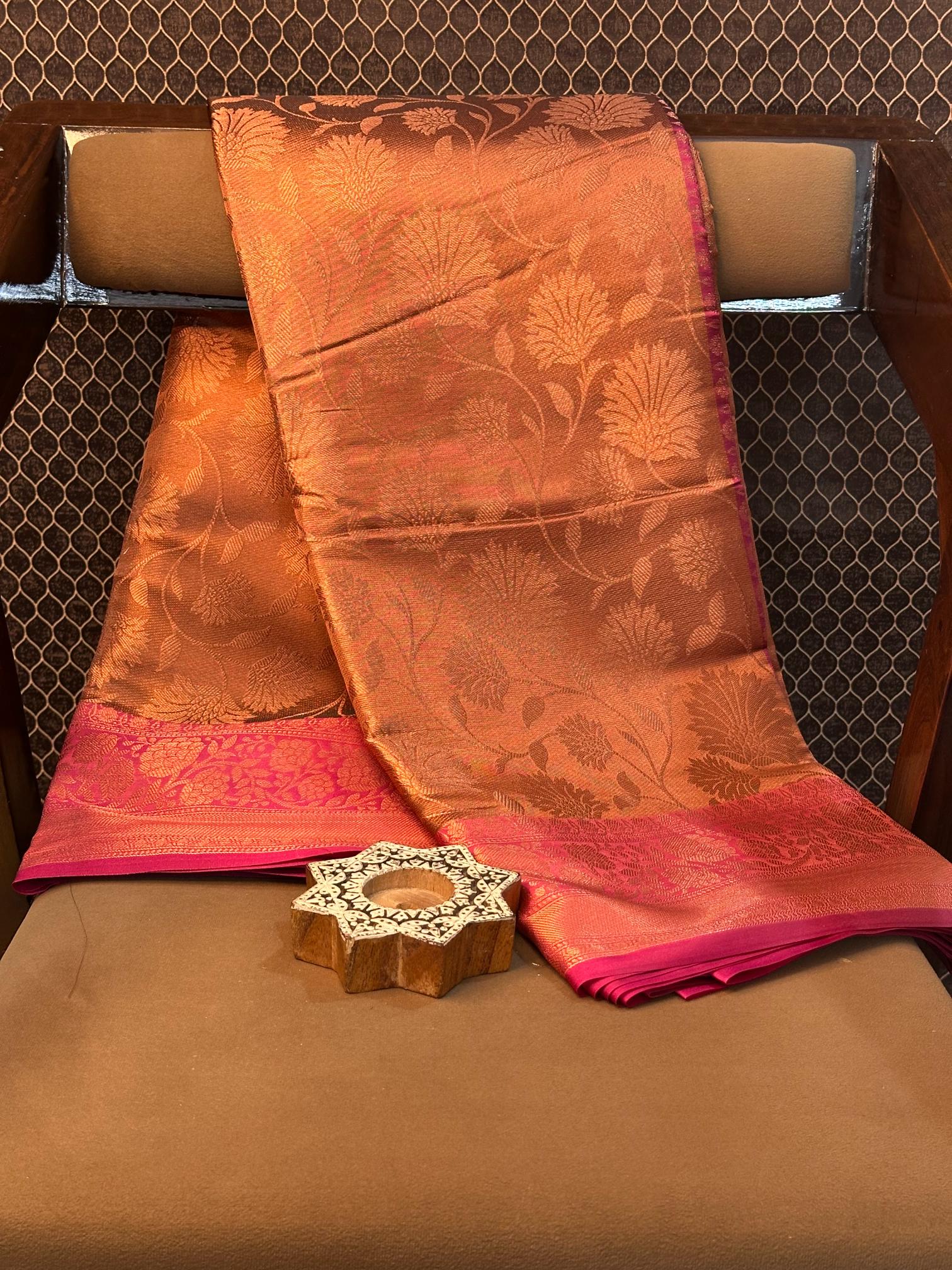 Handpicked Softsilk Heritage Banarasi Saree