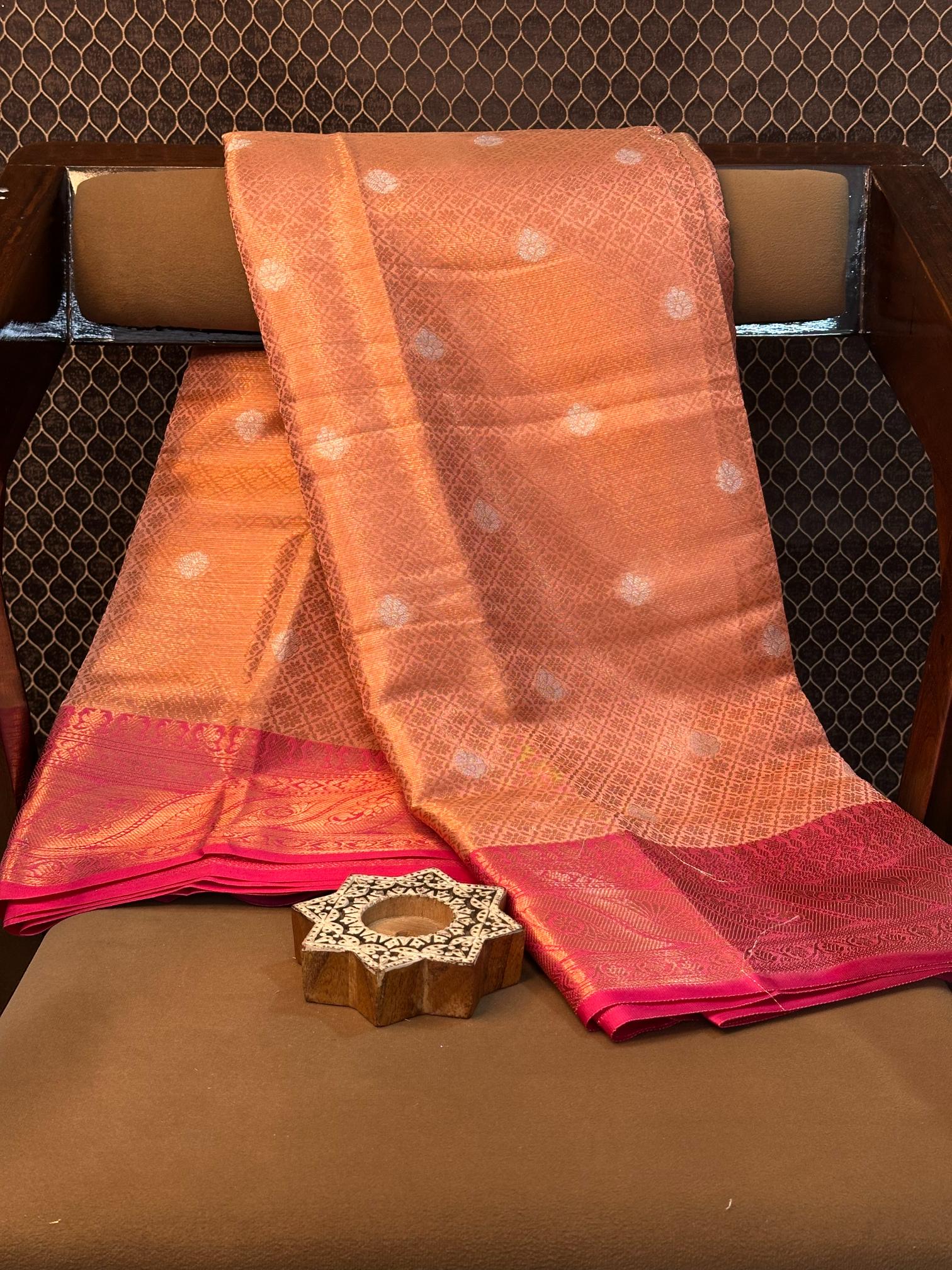 Eccentric zari weave Softsilk Heritage Banarasi saree