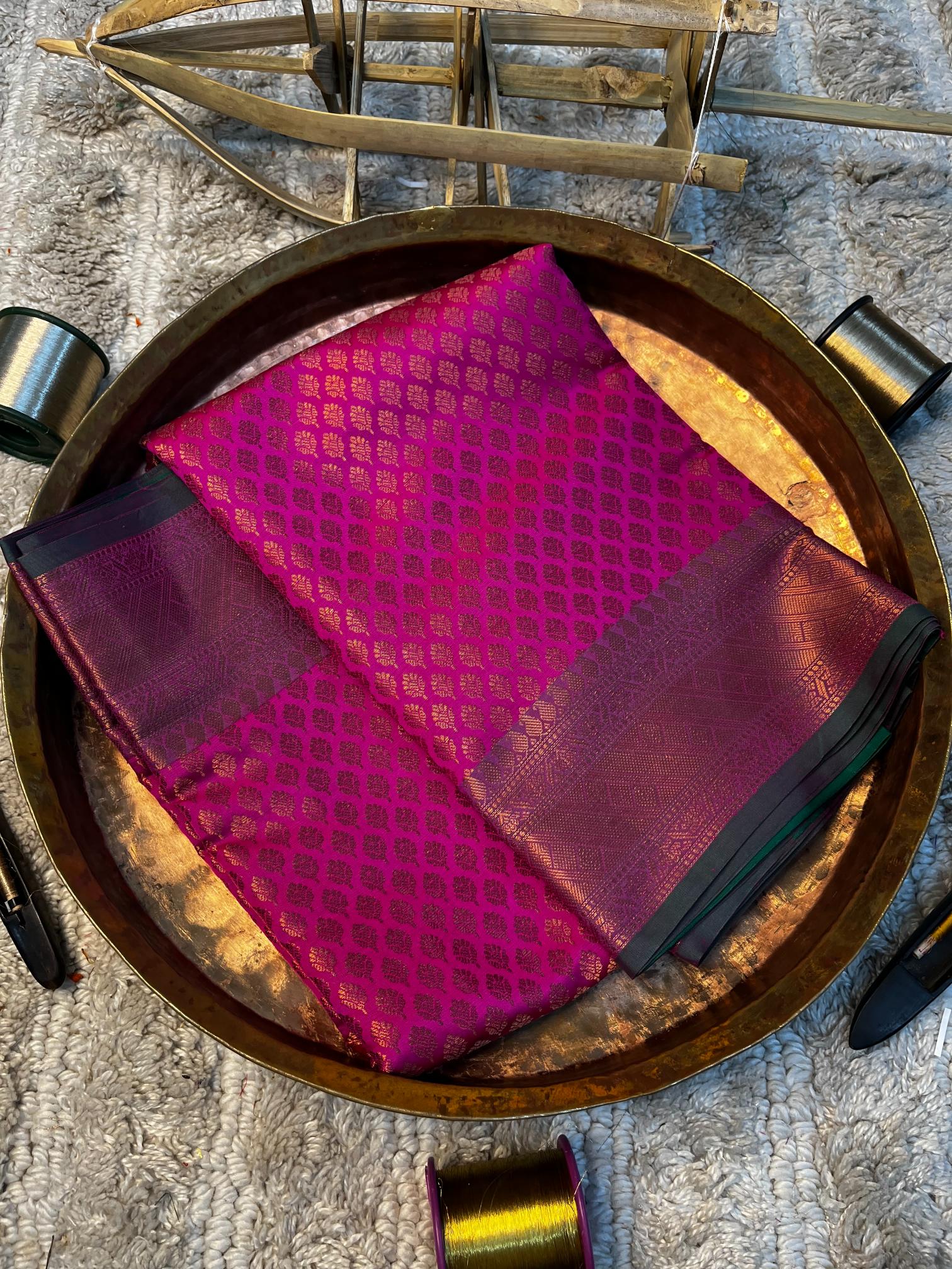 Eccentric zari weave Softsilk Banarasi saree