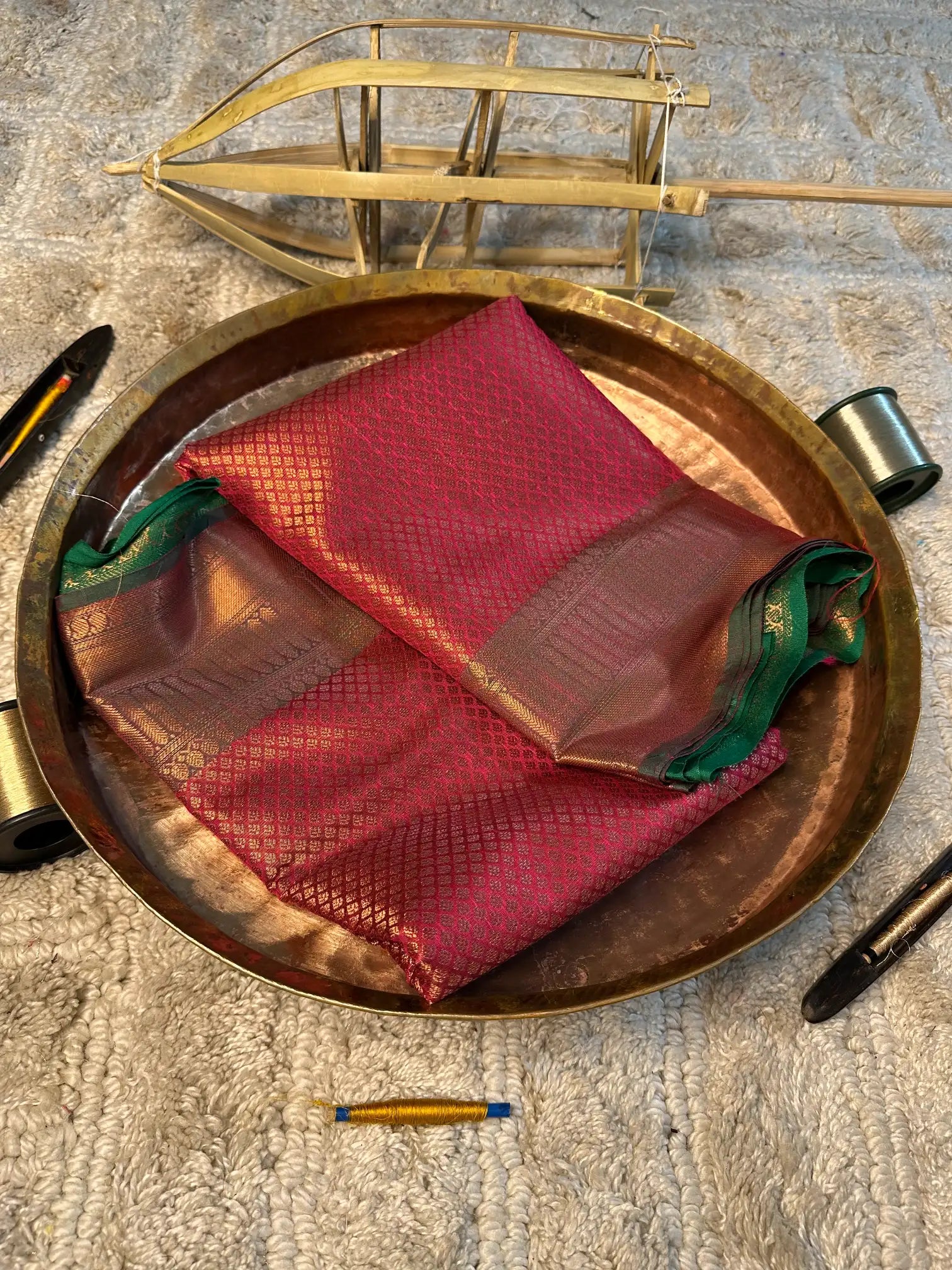 Eccentric zari weave Softsilk Banarasi saree