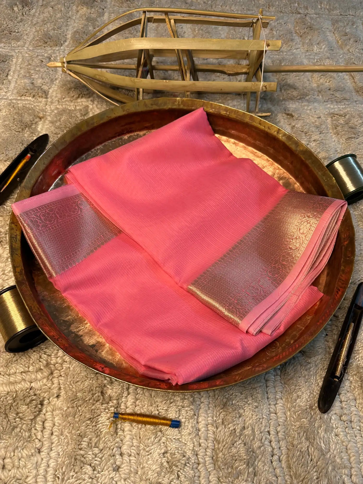 Eccentric zari weave Softsilk Banarasi saree