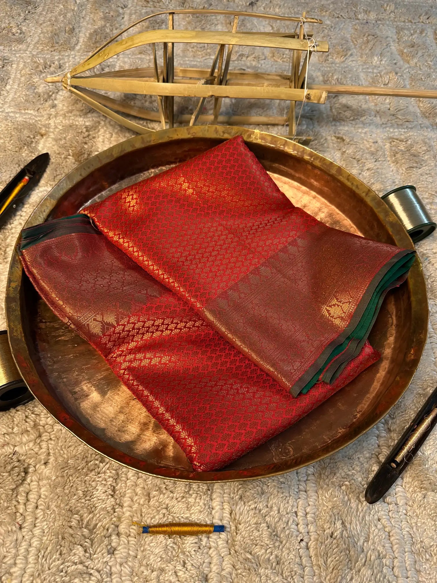 Eccentric zari weave Softsilk Banarasi saree