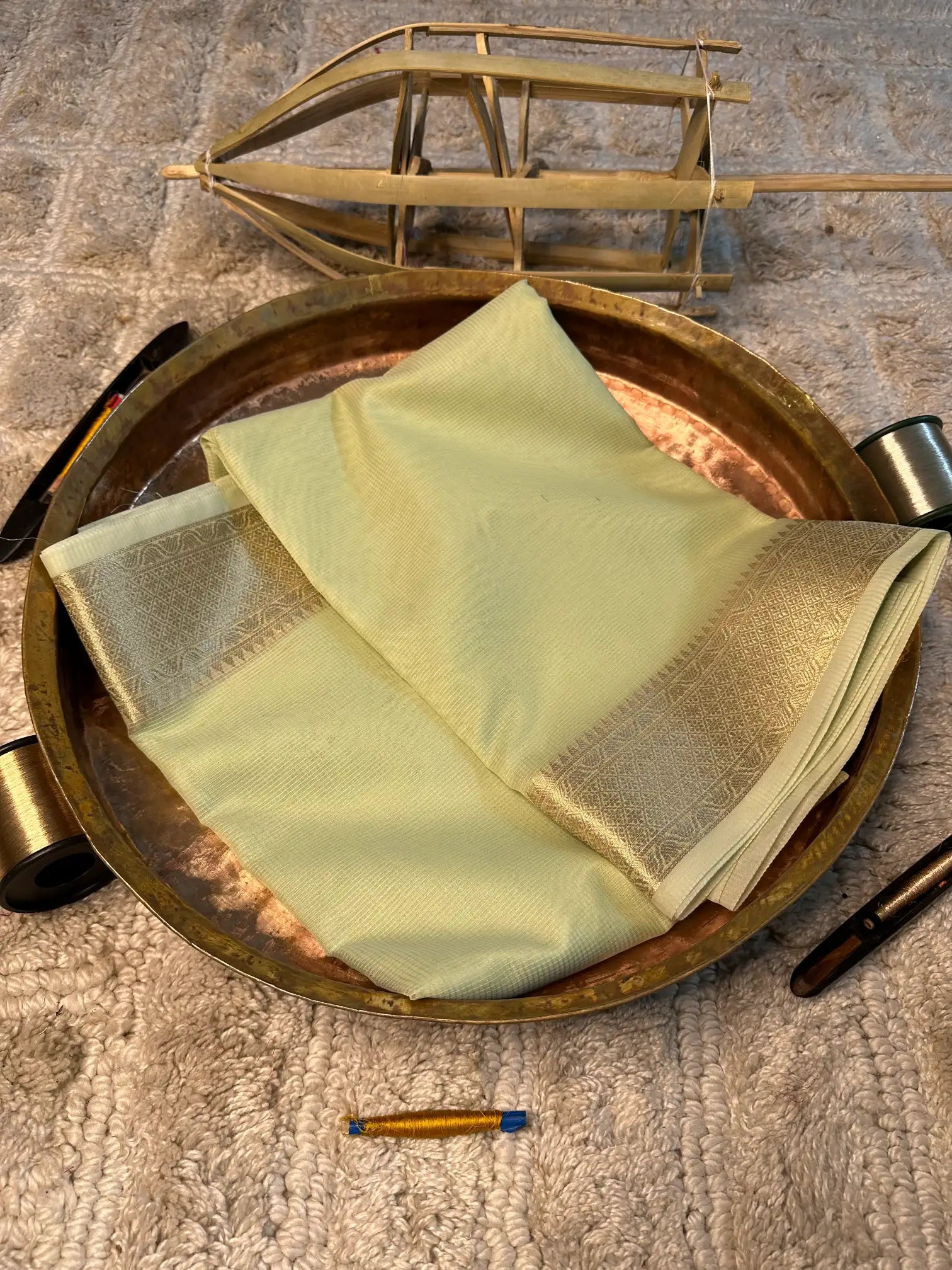 Eccentric zari weave Softsilk Banarasi saree