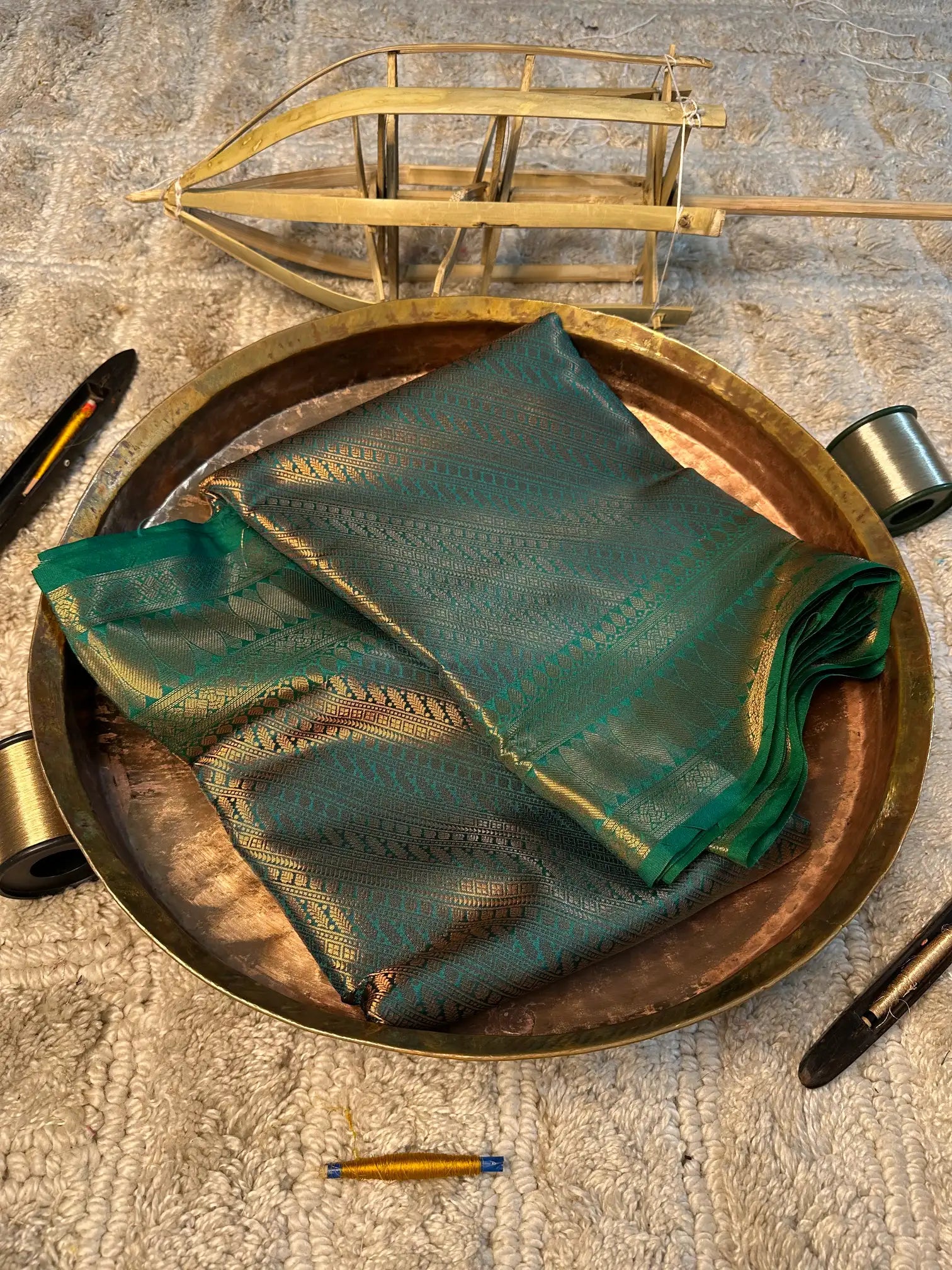 Eccentric zari weave Softsilk Banarasi saree