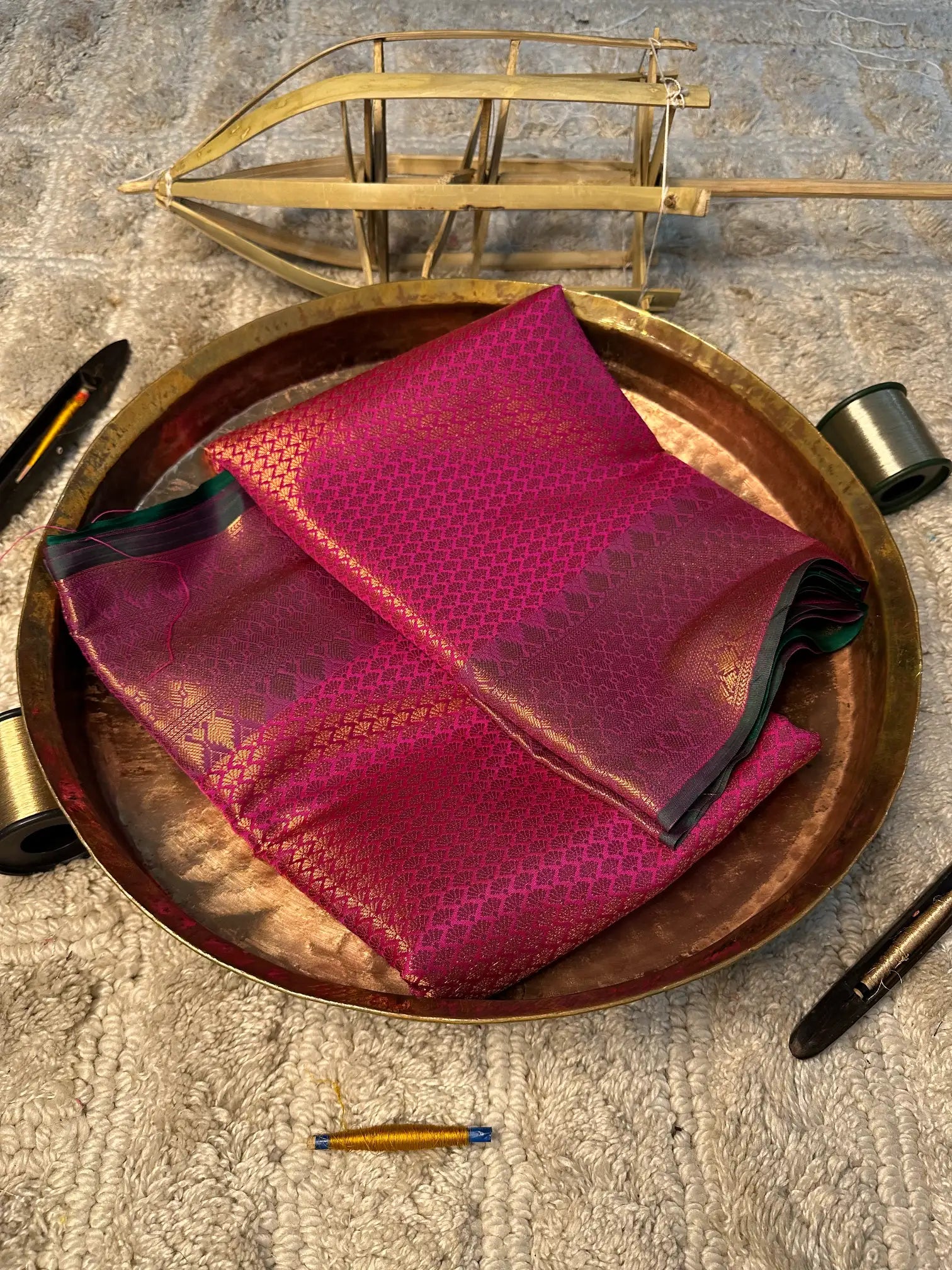 Eccentric zari weave Softsilk Banarasi saree