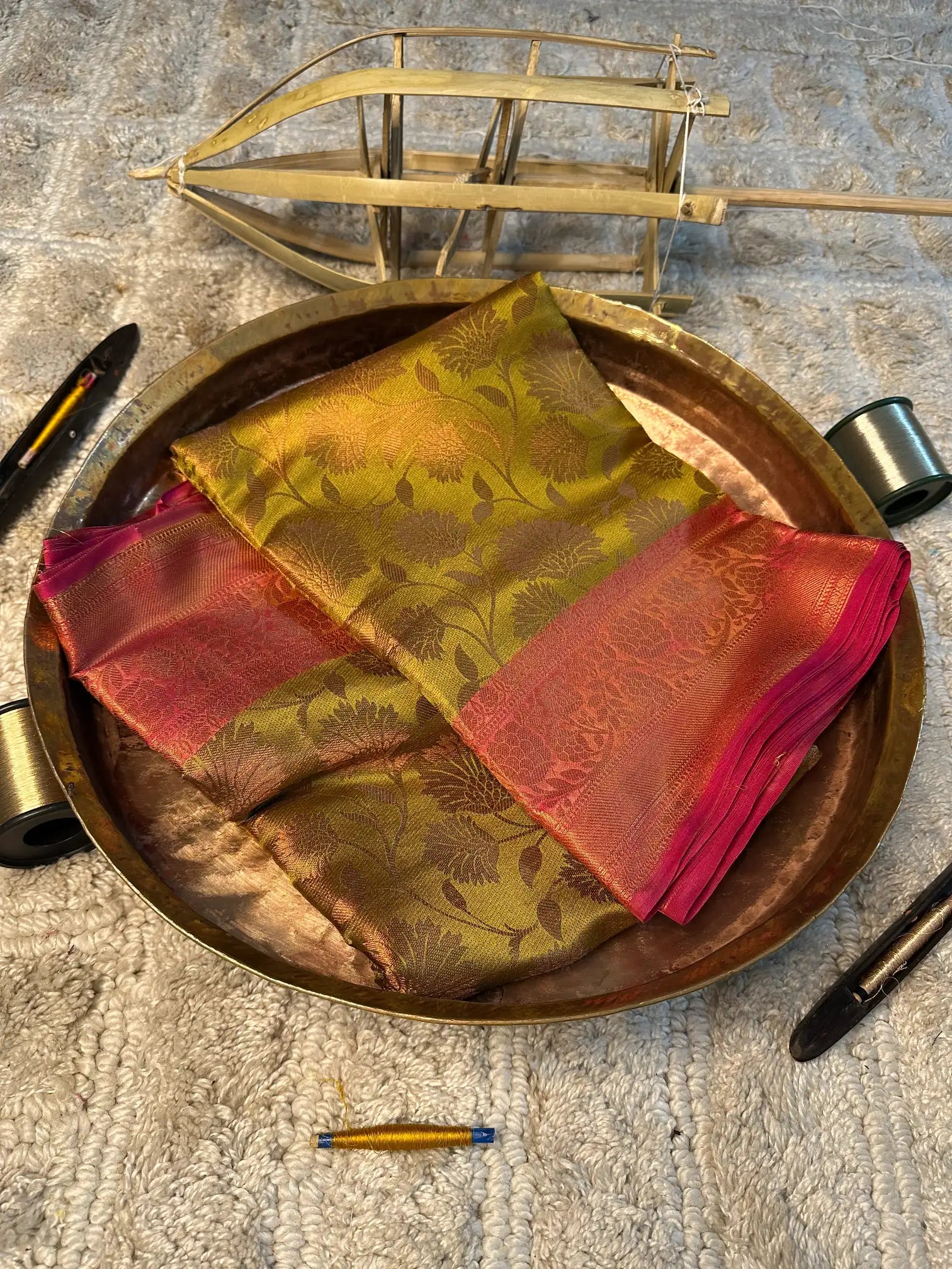 Eccentric zari weave Softsilk Banarasi saree