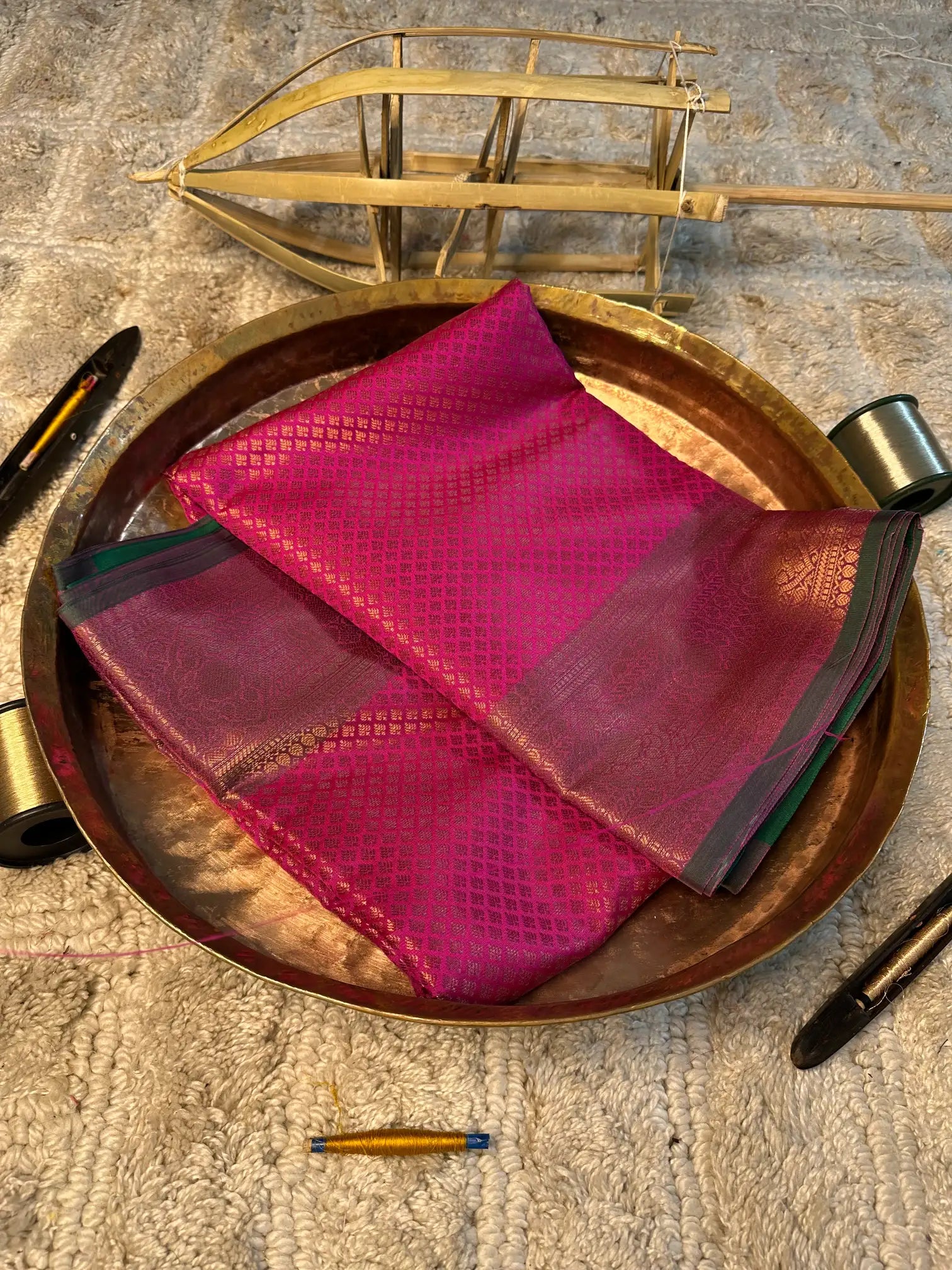 Eccentric zari weave Softsilk Banarasi saree