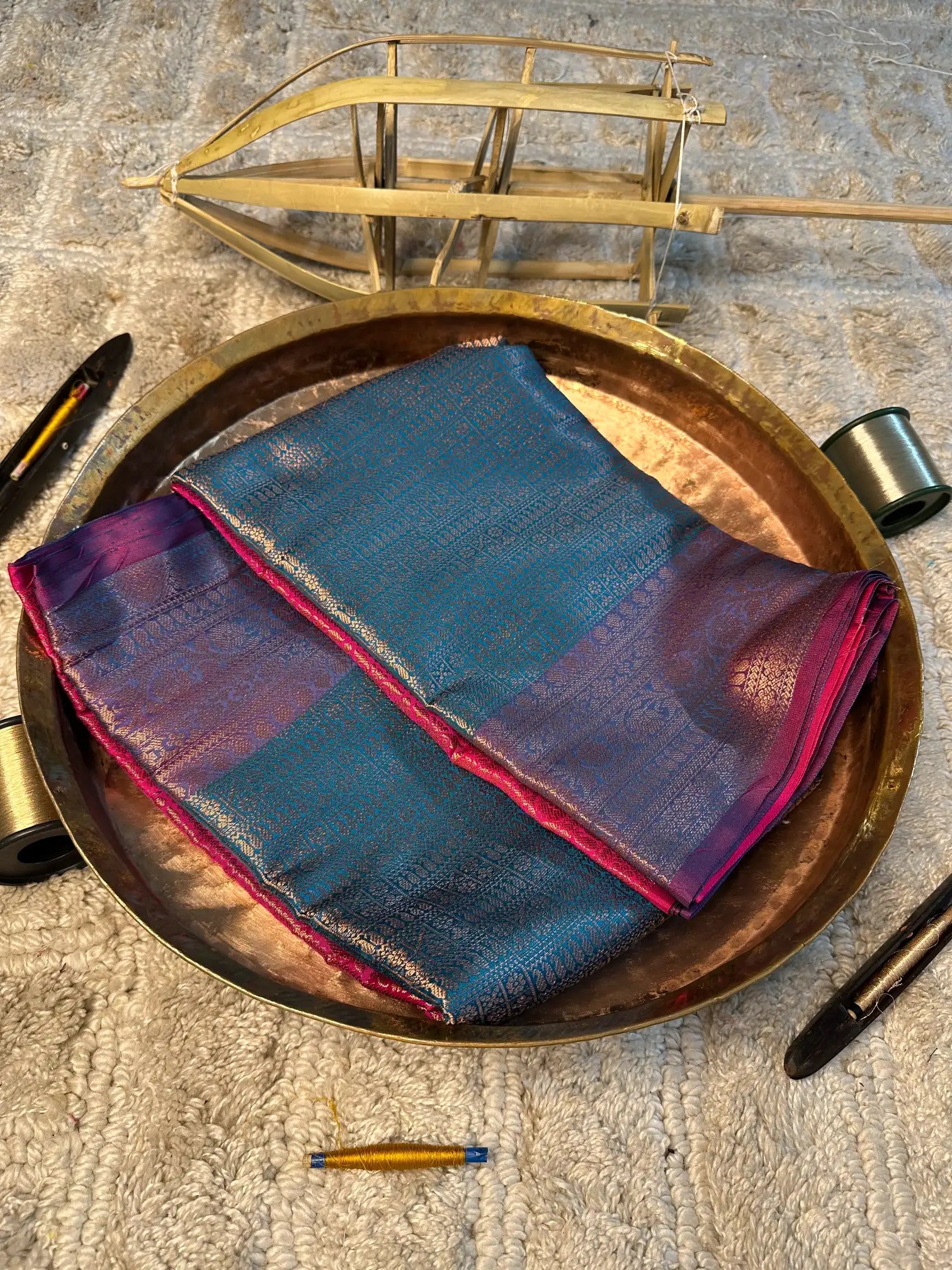 Eccentric zari weave Softsilk Banarasi saree