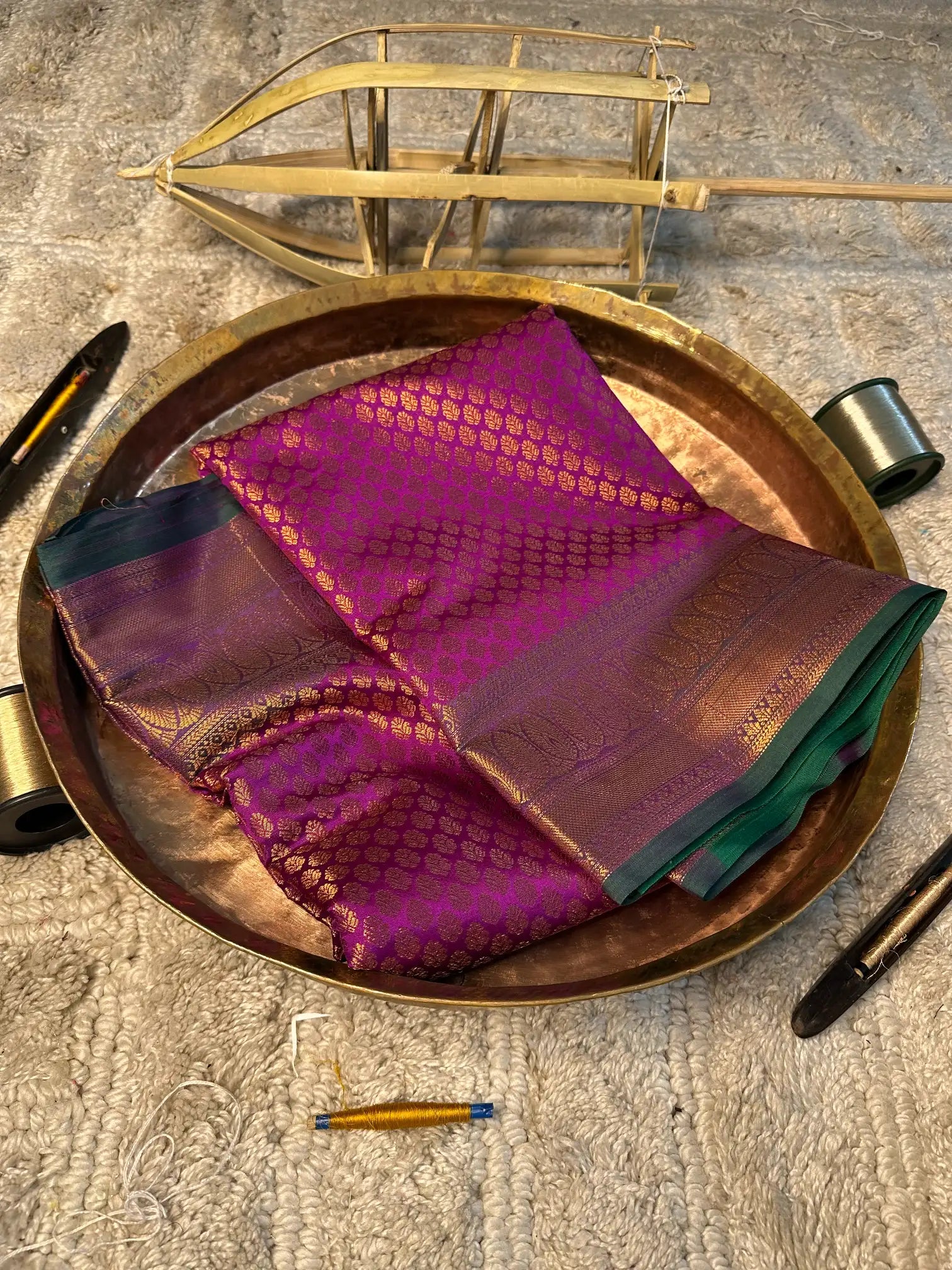 Eccentric zari weave Softsilk Banarasi saree
