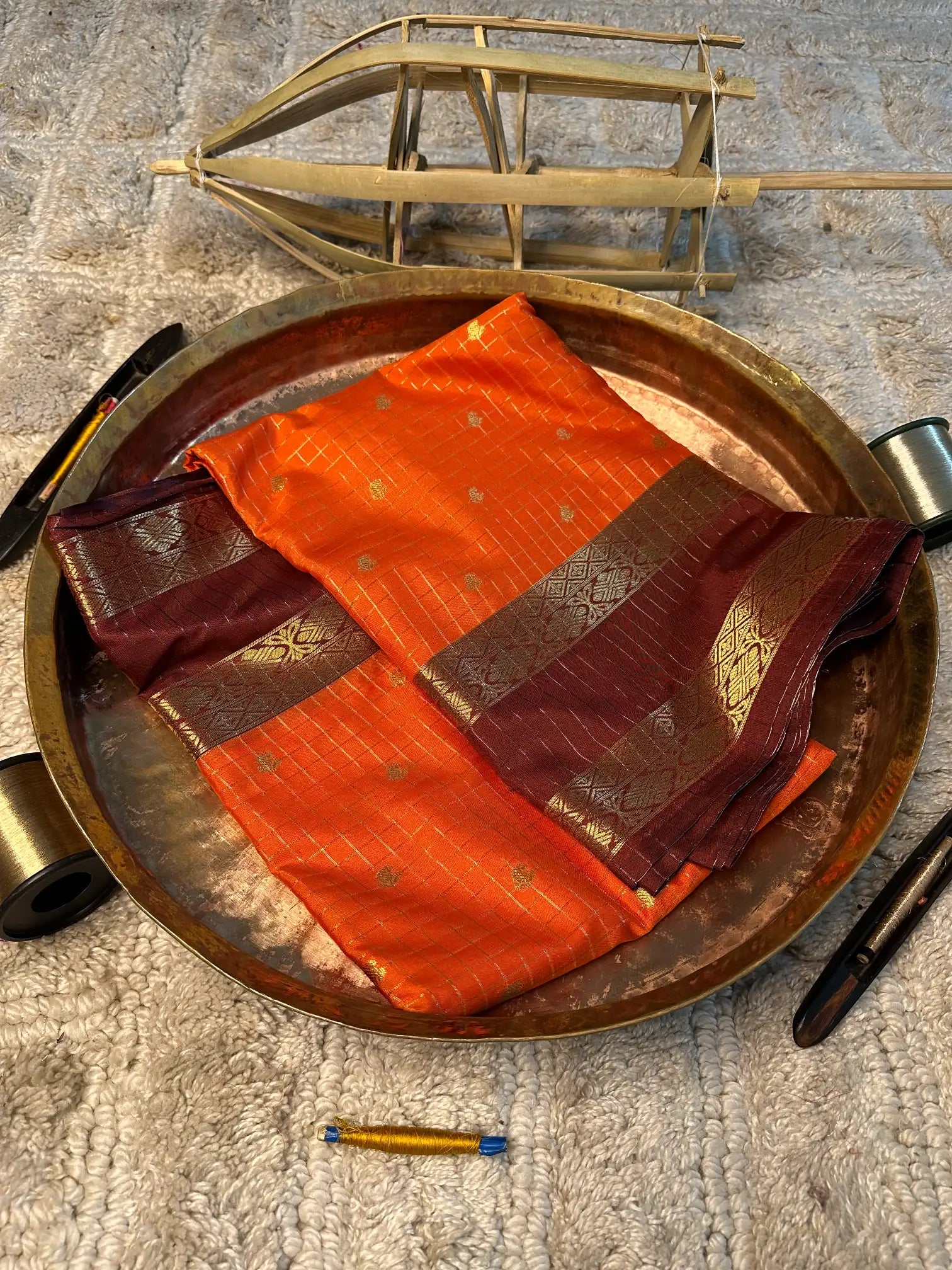 Eccentric zari weave Softsilk Banarasi saree