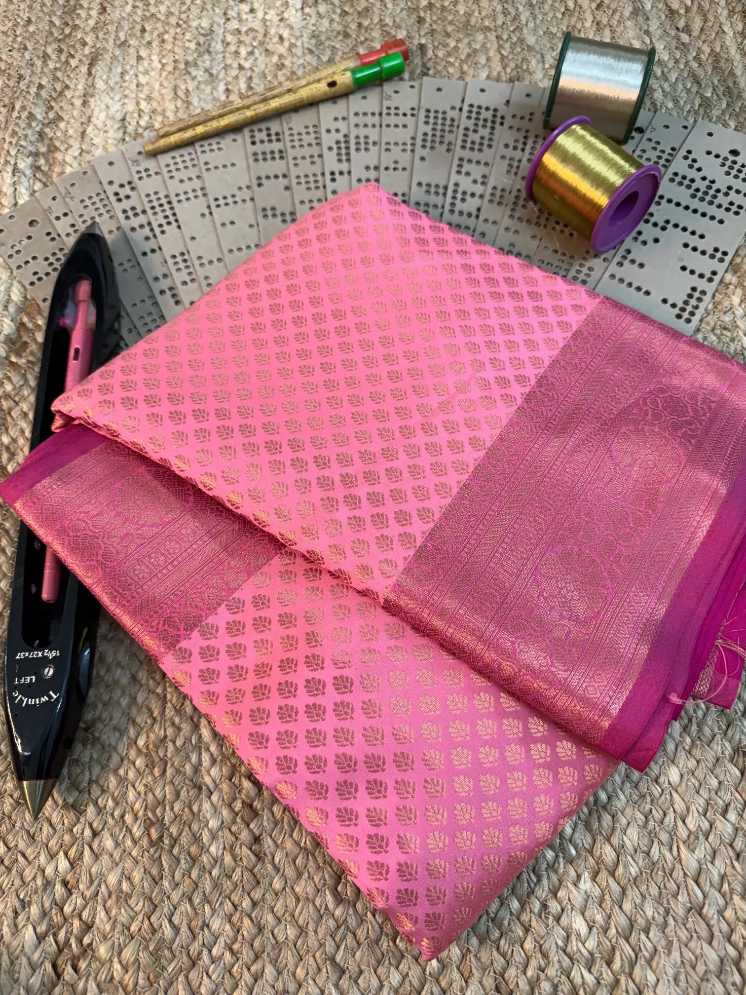 Eccentric zari weave Softsilk Banarasi saree