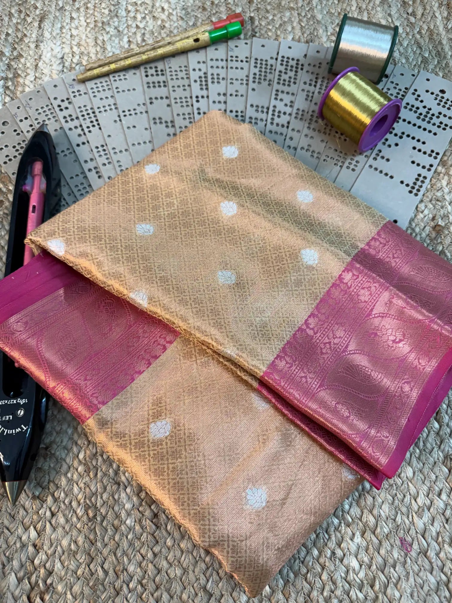 Eccentric zari weave Softsilk Banarasi saree