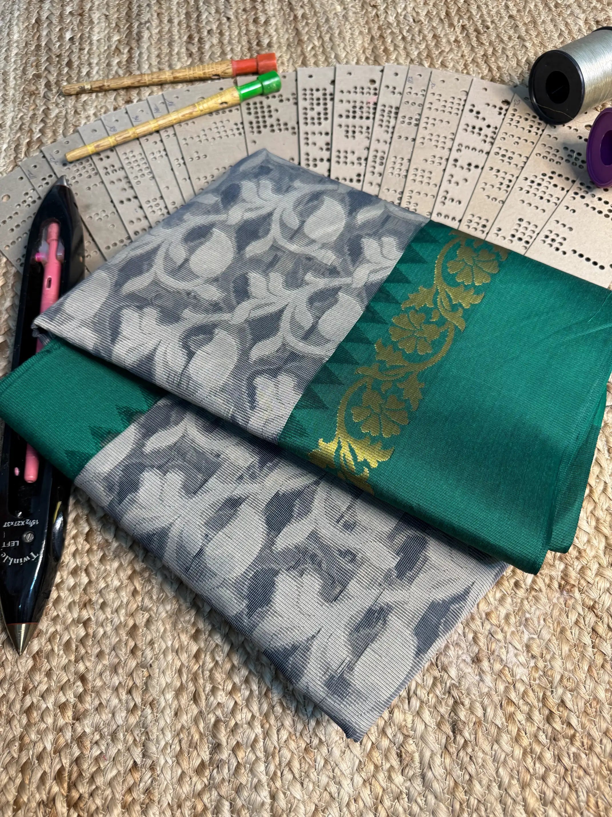 Eccentric zari weave Softsilk Banarasi saree
